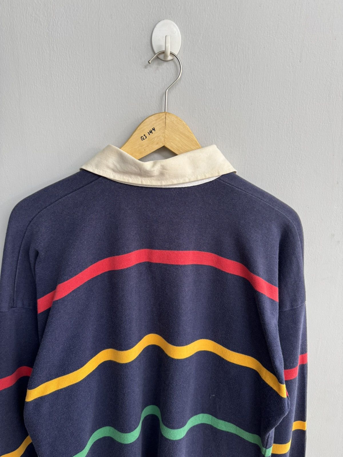 Canterbury of New Zealand VINTAGE CANTERBURY OF NEW ZEALAND RUGBY STRIPE LONG SHIRT Size US XL / EU 56 / 4 - 6 Thumbnail