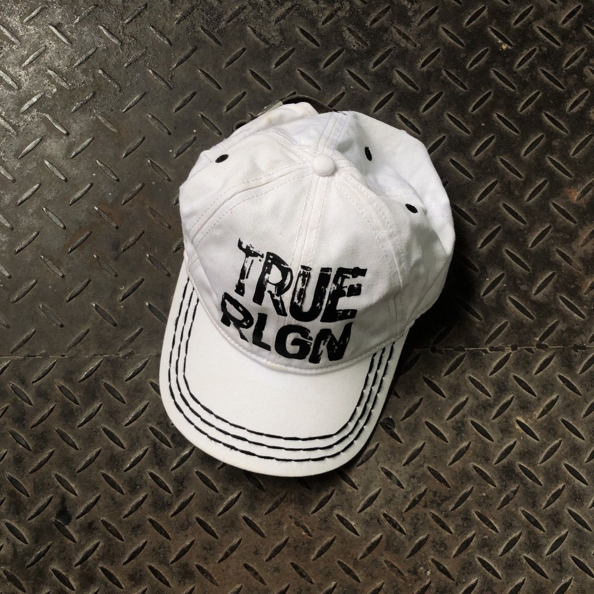 True Religion 🚫 SOLD 🚫 Vintage True Religion White Hat Size ONE SIZE - 1 Thumbnail