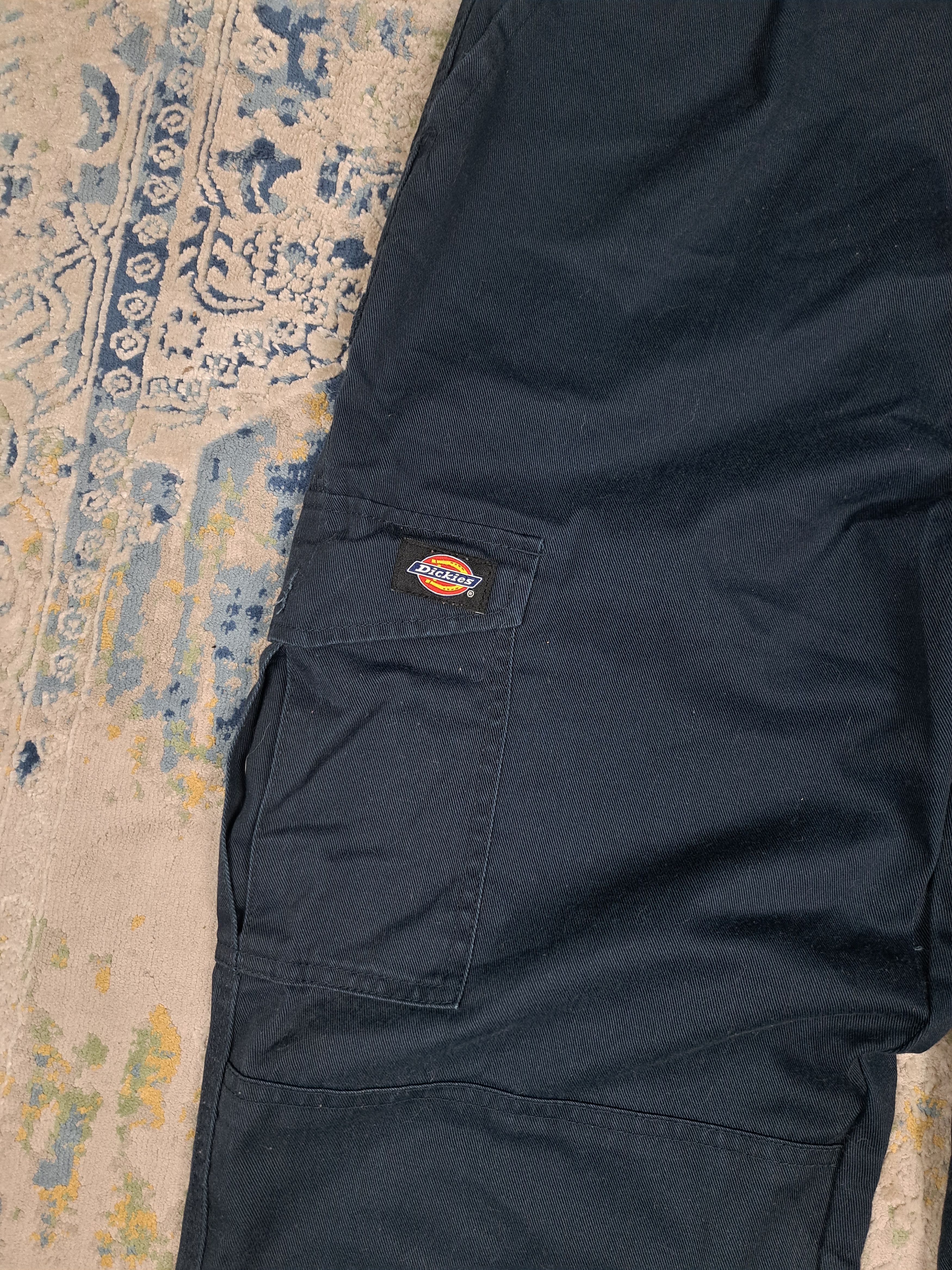 Dickies Dickies Cargo Carpenter Workwear Pants Navy Carhartt Vibe Size US 34 / EU 50 - 2 Thumbnail
