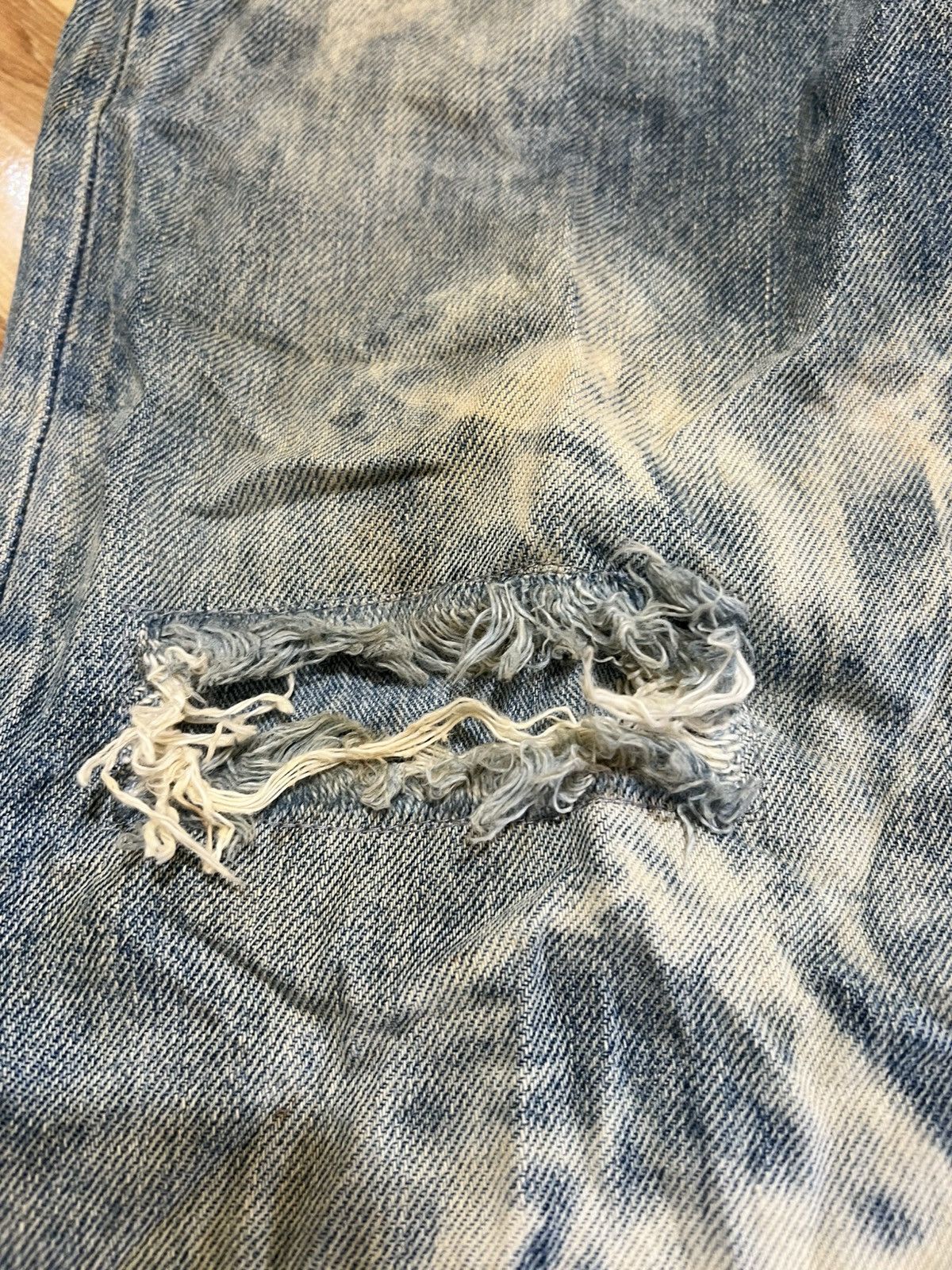 Levi's Vintage Clothing Vintage Levis 70s 80s bleach wash Stamp button 6 Size US 30 / EU 46 - 9 Thumbnail