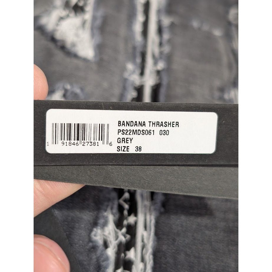 Amiri o1rshd1 Bandana Thrasher Jeans in Grey Size US 38 / EU 54 - 19 Thumbnail