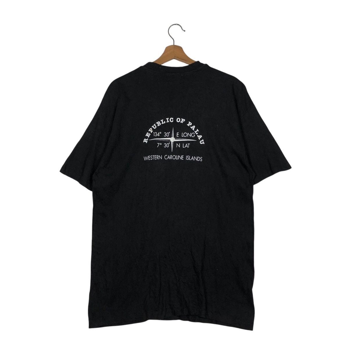 Other 📌HRLA Republic Of Palau T-Shirt Big Logo Made in Usa Size US L / EU 52-54 / 3 - 9 Thumbnail