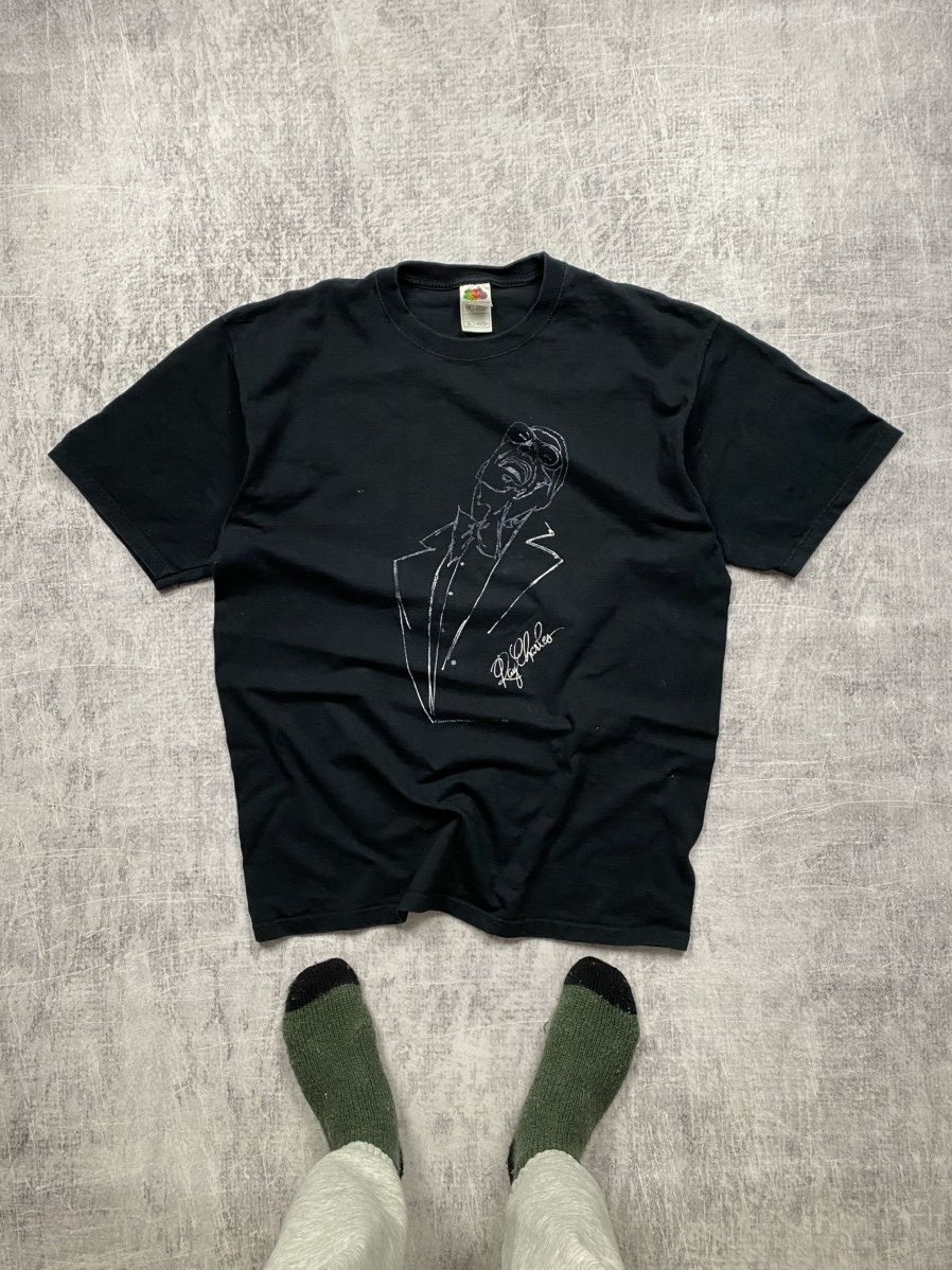 Band Tees Vintage black merch tee Ray Charles 90s Size US XL / EU 56 / 4 - 1 Thumbnail