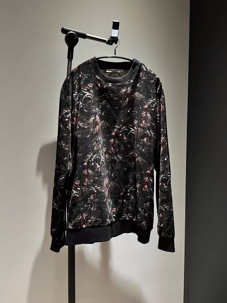 Givenchy Givenchy Gorilla black round neck long-sleeve T-shirt Size US L / EU 52-54 / 3 - 1 Thumbnail