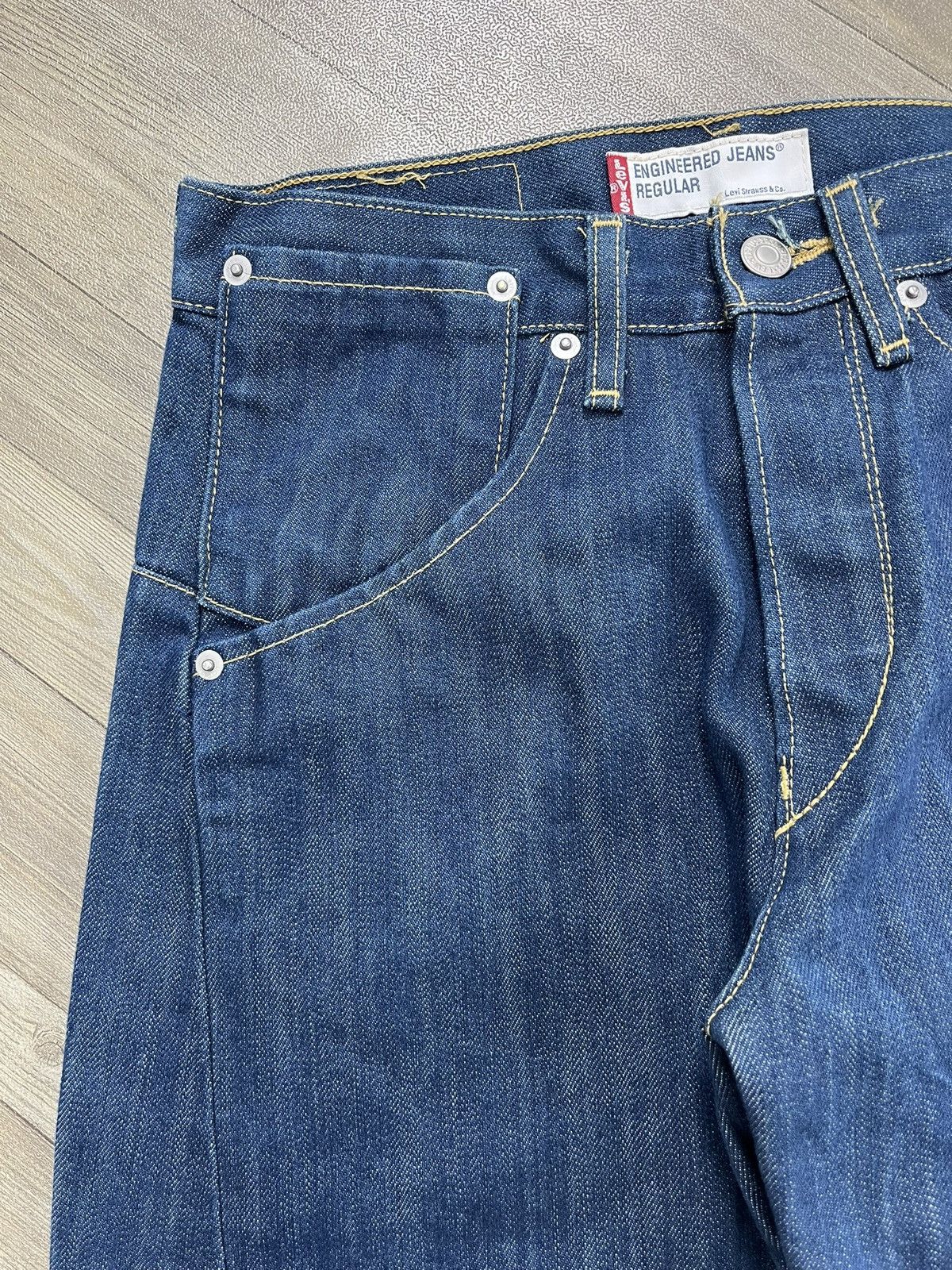 Levi's Vintage Clothing 1999s Vintage Levi’s Engineered Japan Indigo Baggy Jeans Size US 29 - 4 Thumbnail