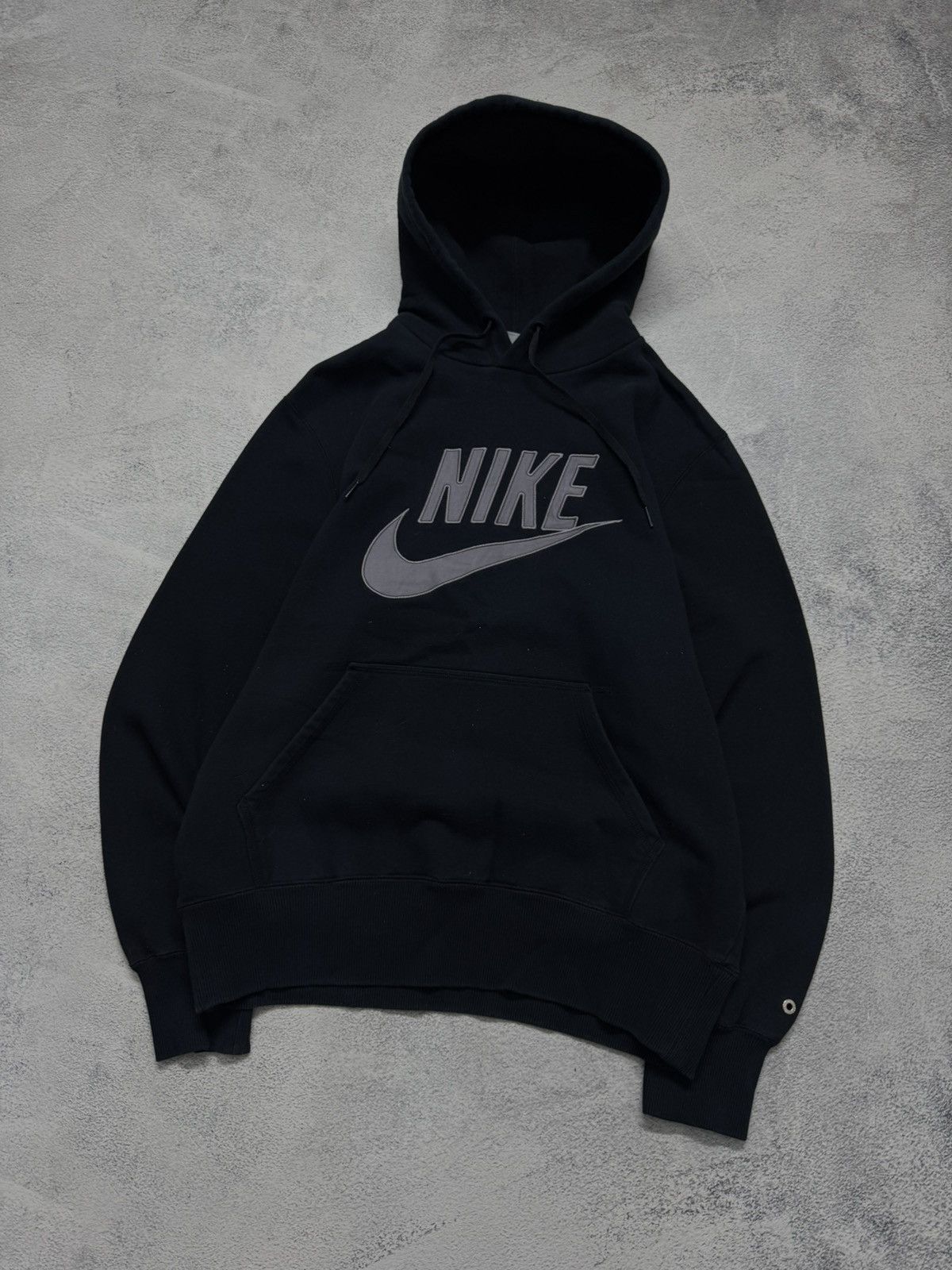 Nike Vintage Y2K Nike Big Swoosh Hoodie 00’s Size US M / EU 48-50 / 2 - 4 Thumbnail