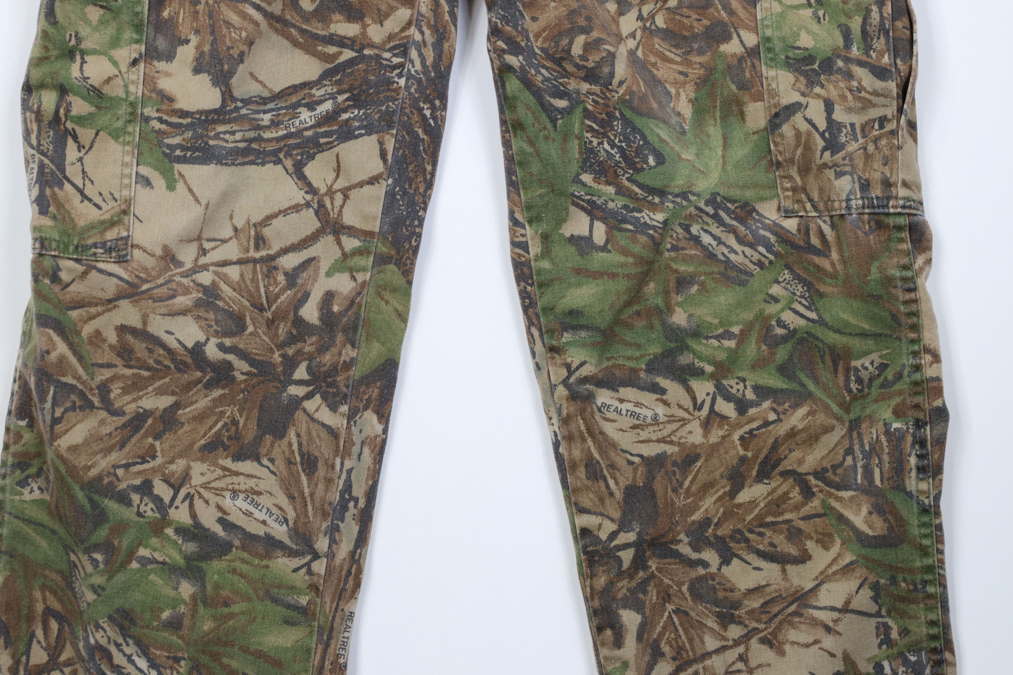 Vintage Vintage 90s Streetwear Camouflage Wide Leg Cargo Pants USA Size US 32 / EU 48 - 4 Thumbnail