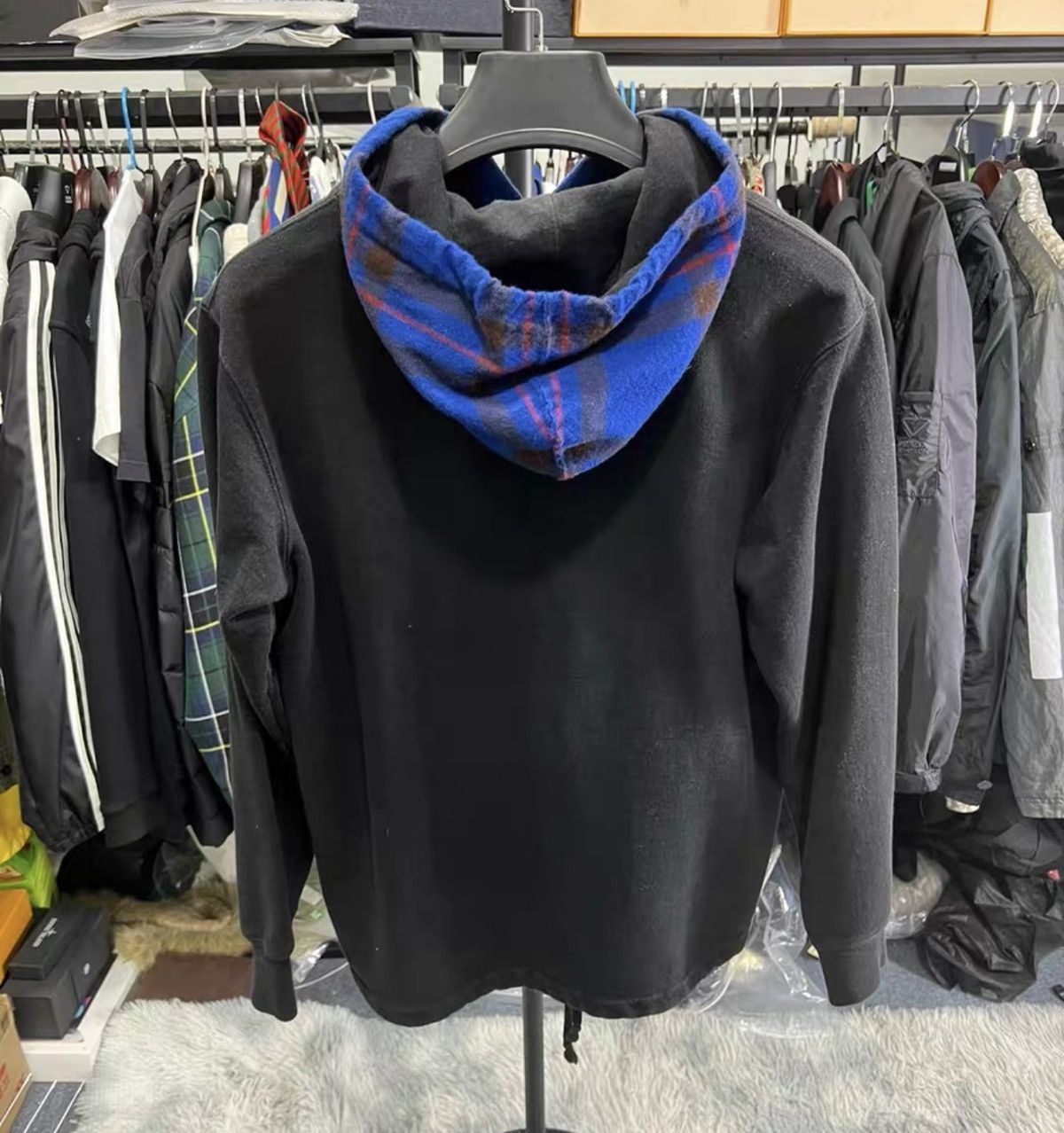 Comme des Garcons × Supreme Supreme cdg black hooded sweatershirt Size US S / EU 44-46 / 1 - 2 Thumbnail