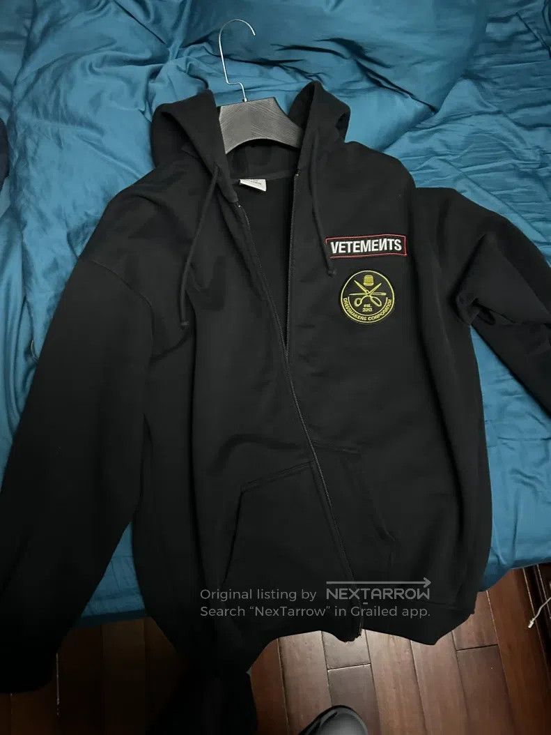 Vetements VETEMENTS Zip-Up Sweatshirt Size US M / EU 48-50 / 2 - 2 Thumbnail