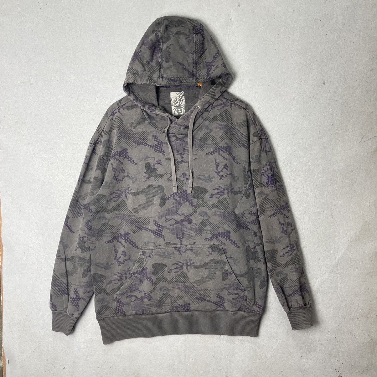 Spyder Vintage Y2K Spyder Camo Pullover Hoodie Size US L / EU 52-54 / 3 - 1 Thumbnail