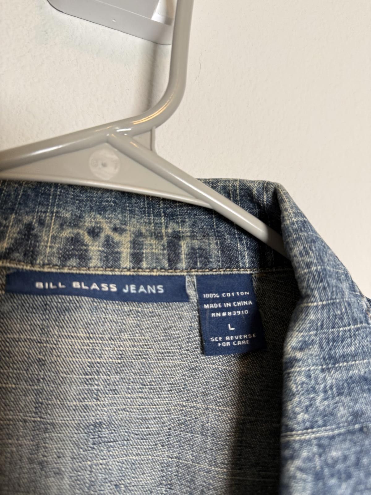 Other Womens Vintage Y2K 90s Classic Denim Jean Jacket Size L / US 10 / IT 46 - 4 Thumbnail