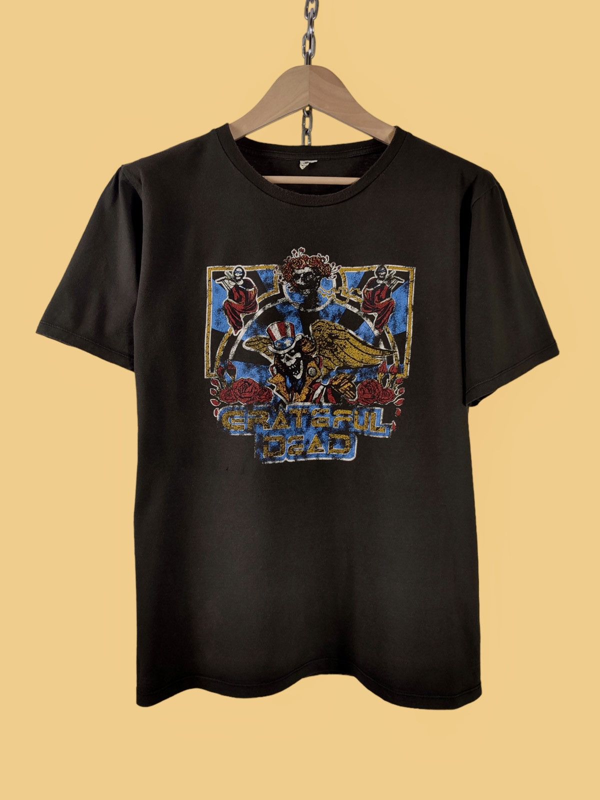 Band Tees 90s Vintage Grateful Dead 1981 Tour Promo Rock T-Shirt Size US M / EU 48-50 / 2 - 4 Thumbnail