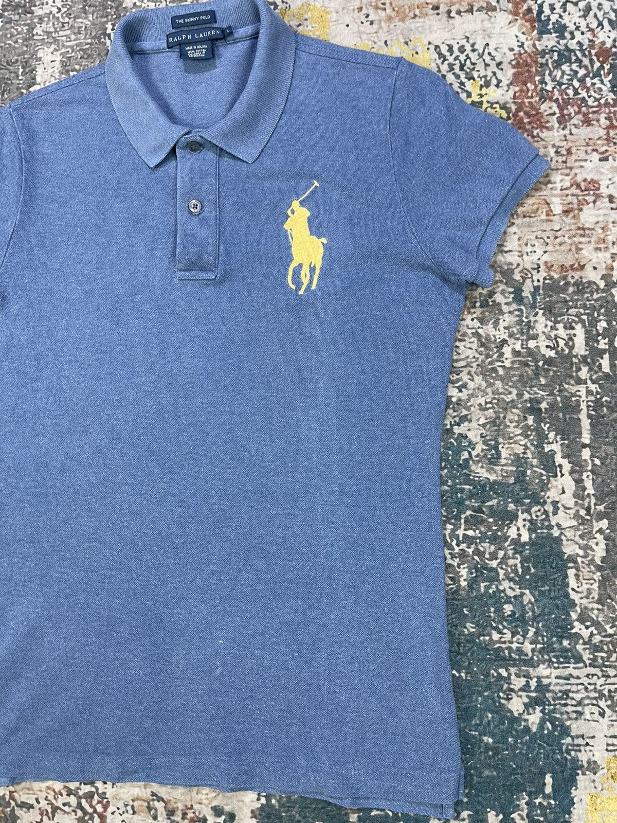 Polo Ralph Lauren Vtg Polo Ralph Lauren The Skinny Polo Shirt Size L / US 10 / IT 46 - 3 Thumbnail