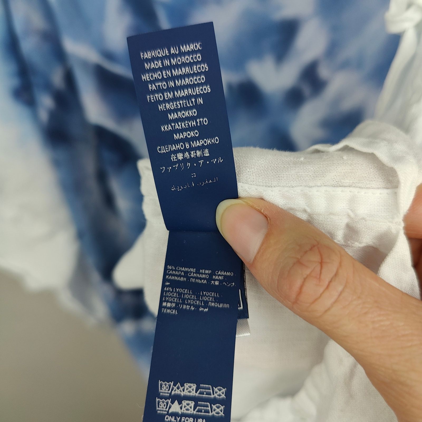 Vilebrequin Vilebrequin Tie Dye Draped Cover Up Dress Womens XS S Blue Size S / US 4 / IT 40 - 9 Thumbnail