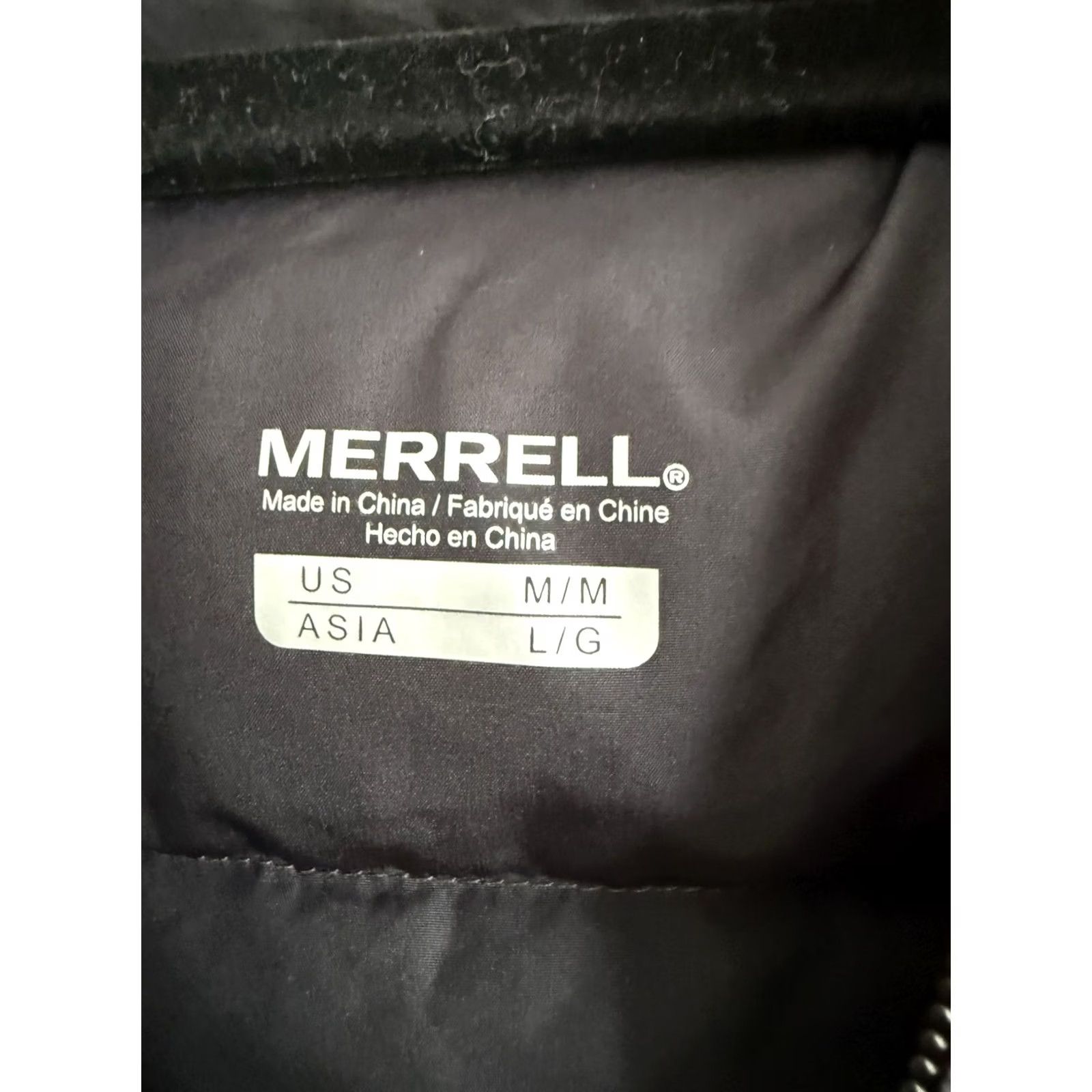 Merrell MERRELL Black Hooded Puffer Insulated Jacket Mid Length Full-Zip Size M Women's Size M / US 6-8 / IT 42-44 - 5 Thumbnail