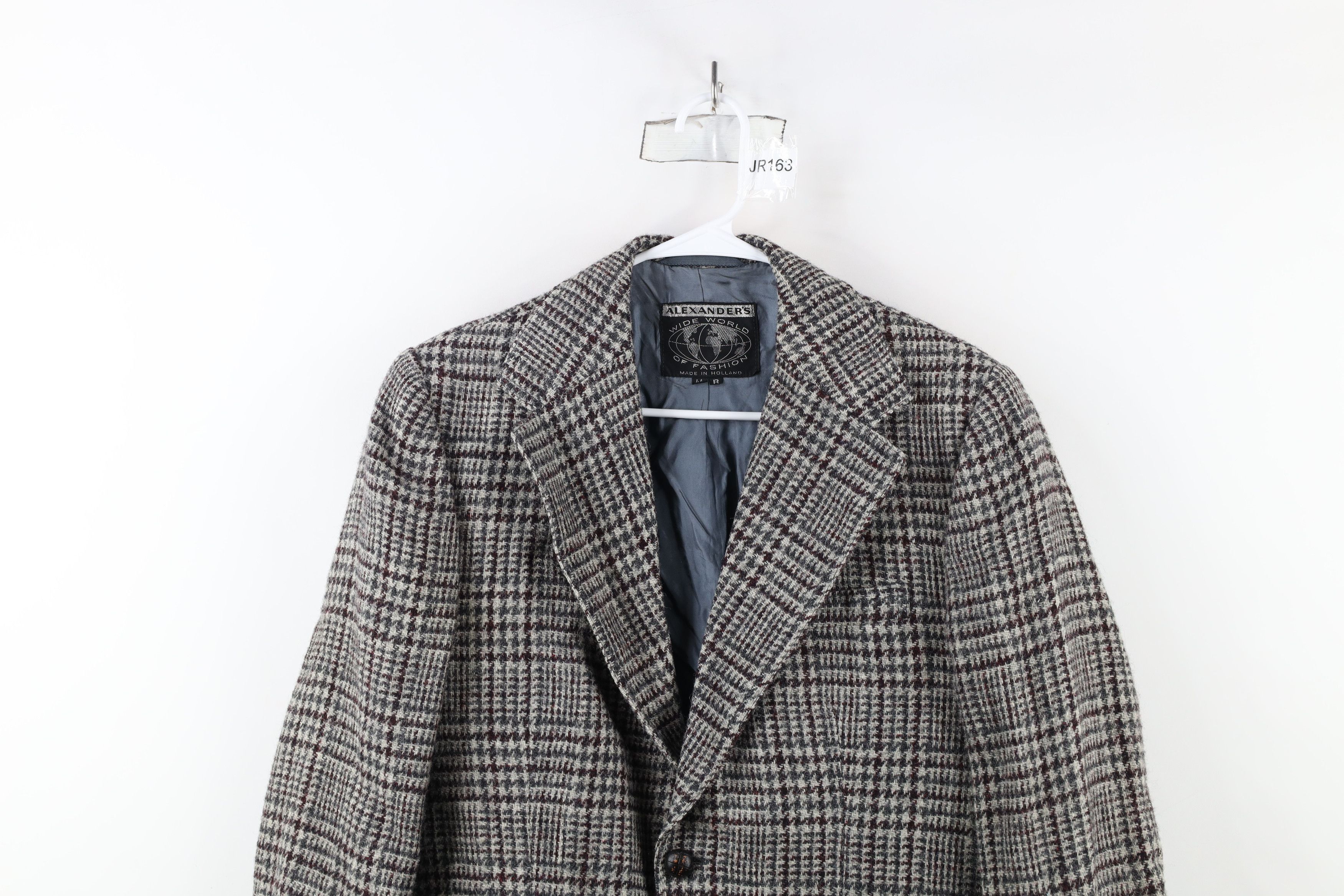 Vintage Vintage 70s Rockabilly Tweed Houndstooth Sport Coat Jacket Size US XL / EU 56 / 4 - 2 Thumbnail