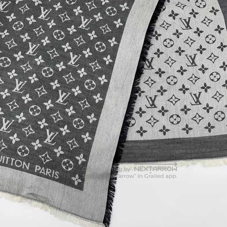 Louis Vuitton Louis Vuitton Dark grey logo presbyopic full print mulberr Size ONE SIZE - 6 Thumbnail