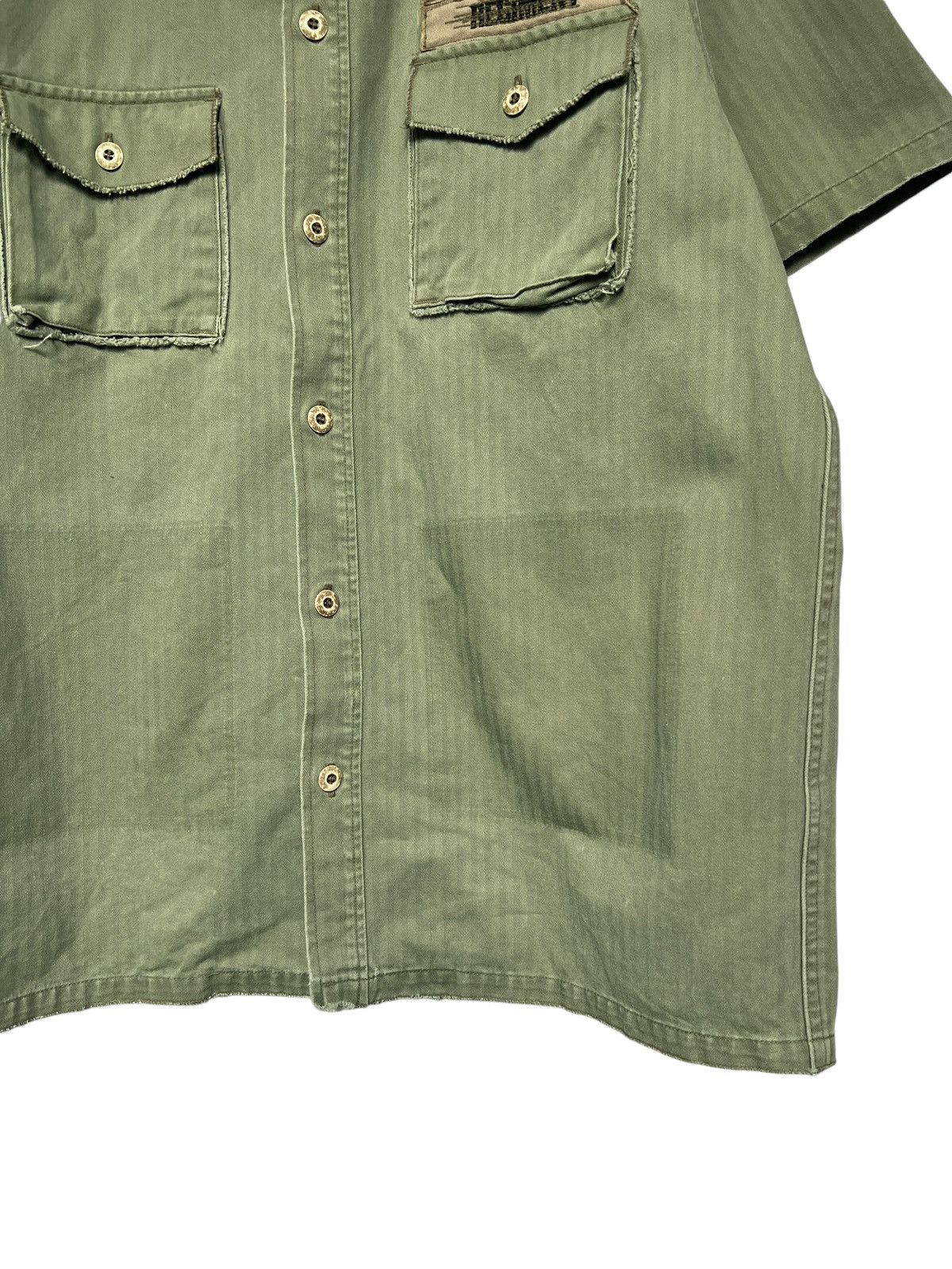 Vintage Vintage 90s WTAPS Military Shirt Size US XL / EU 56 / 4 - 4 Thumbnail