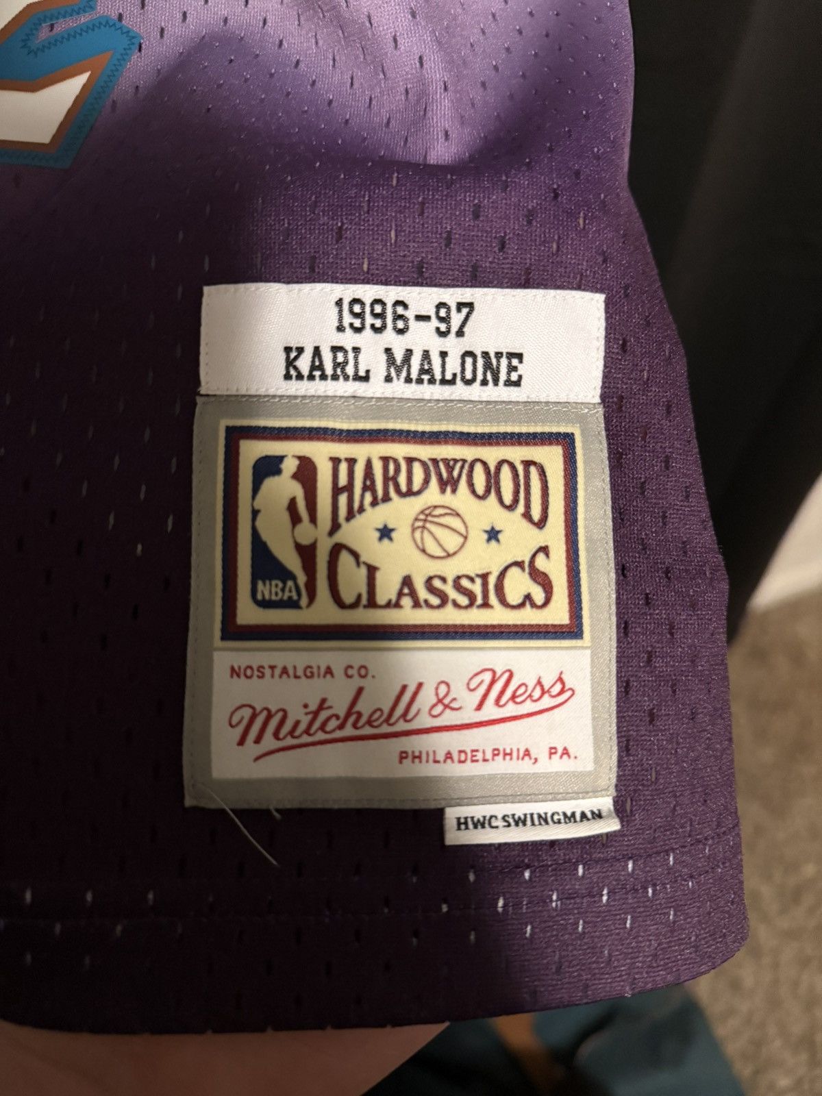Mitchell & Ness Mitchell & Ness Utah Jazz / Malone jersey Size US XXL / EU 58 / 5 - 6 Thumbnail