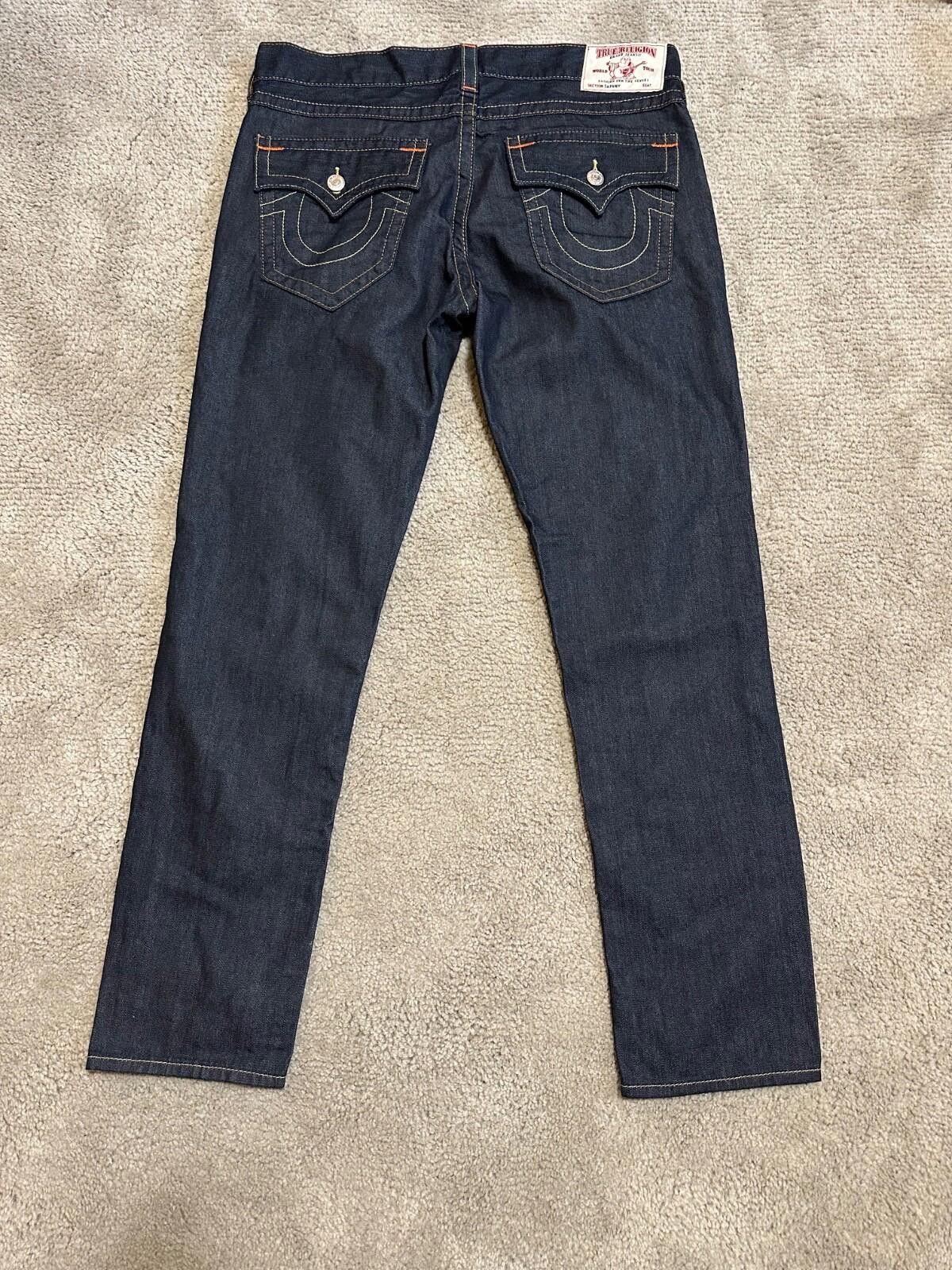 True Religion Jeans Mens 36 Blue Skinny Fit - Main Image