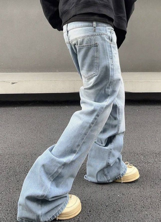 Jean Horiuchi x zai Stacked Denim Jeans Drip Hip Hop Size US 35 - 4 Thumbnail