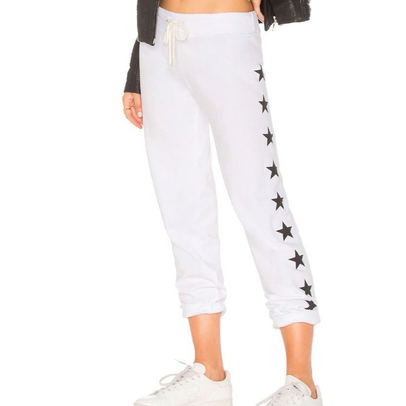 MONROW Monrow Foil Stars Vintage Sweats Size 26" / US 2 / IT 38 - 4 Thumbnail