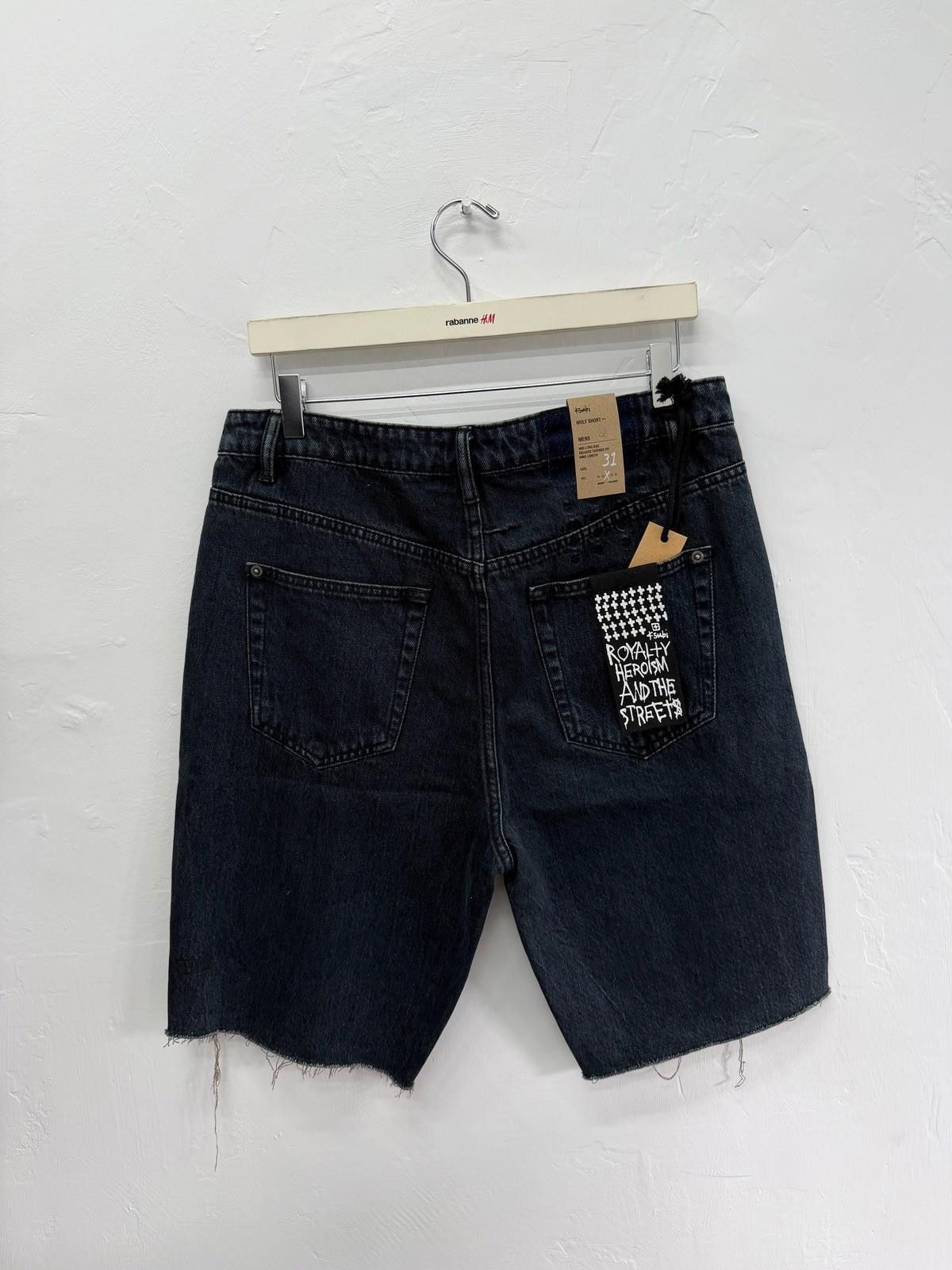 Ksubi new Ksubi mens denim wolf short shadow re-dye dark blue 31 Size US 31 - 3 Thumbnail