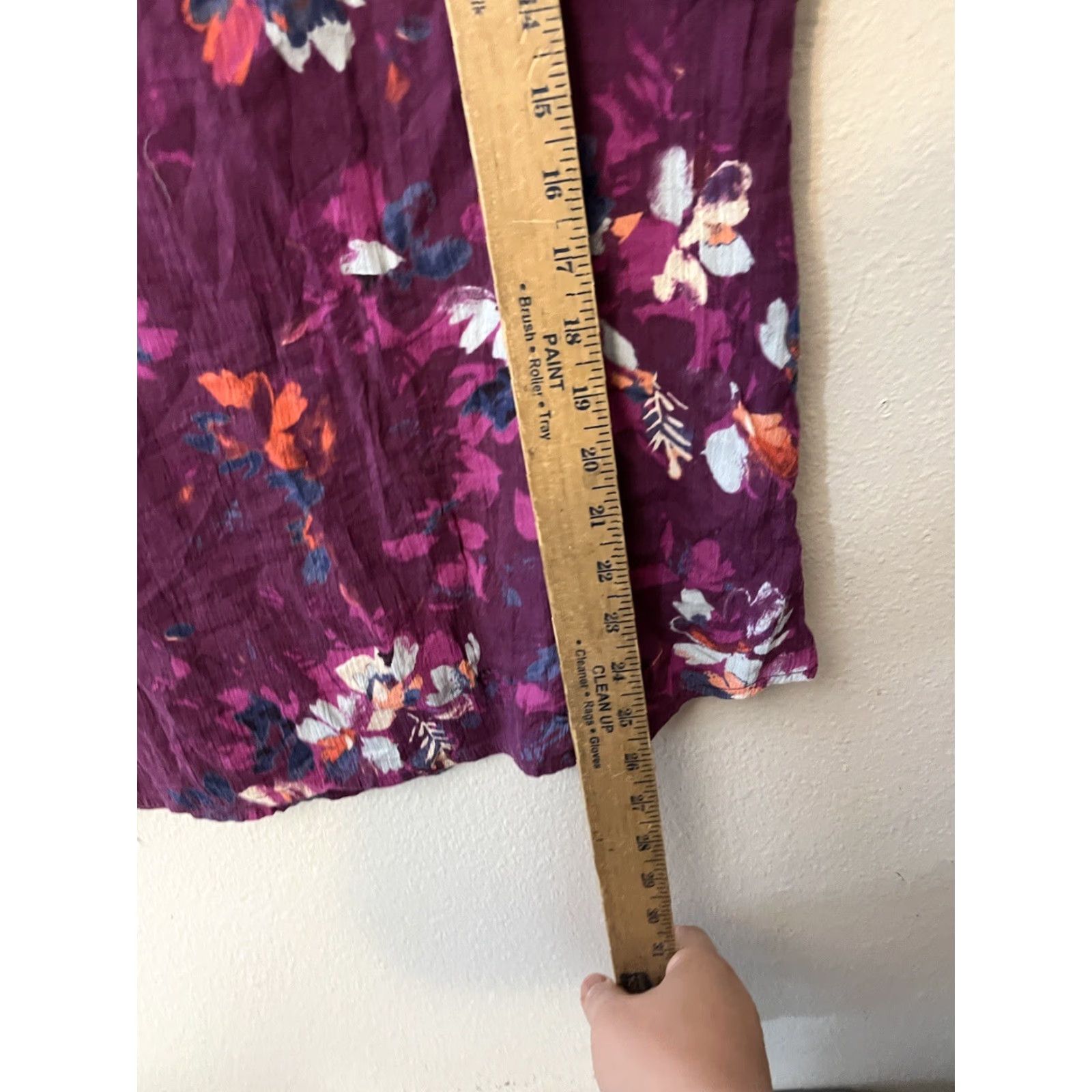Eddie Bauer Eddie Bauer Blouse Shirt Women Medium Purple Tank Top Sleeveless Knit Rayon Scoop Neck Pullover Lightweight Floral Pattern Casual Womens Size M / US 6-8 / IT 42-44 - 5 Thumbnail