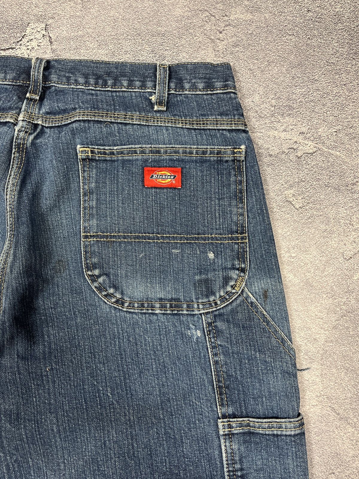 Dickies × Vintage Dickies Carpenter Work Pants Blue Jeans Size US 36 / EU 52 - 3 Thumbnail