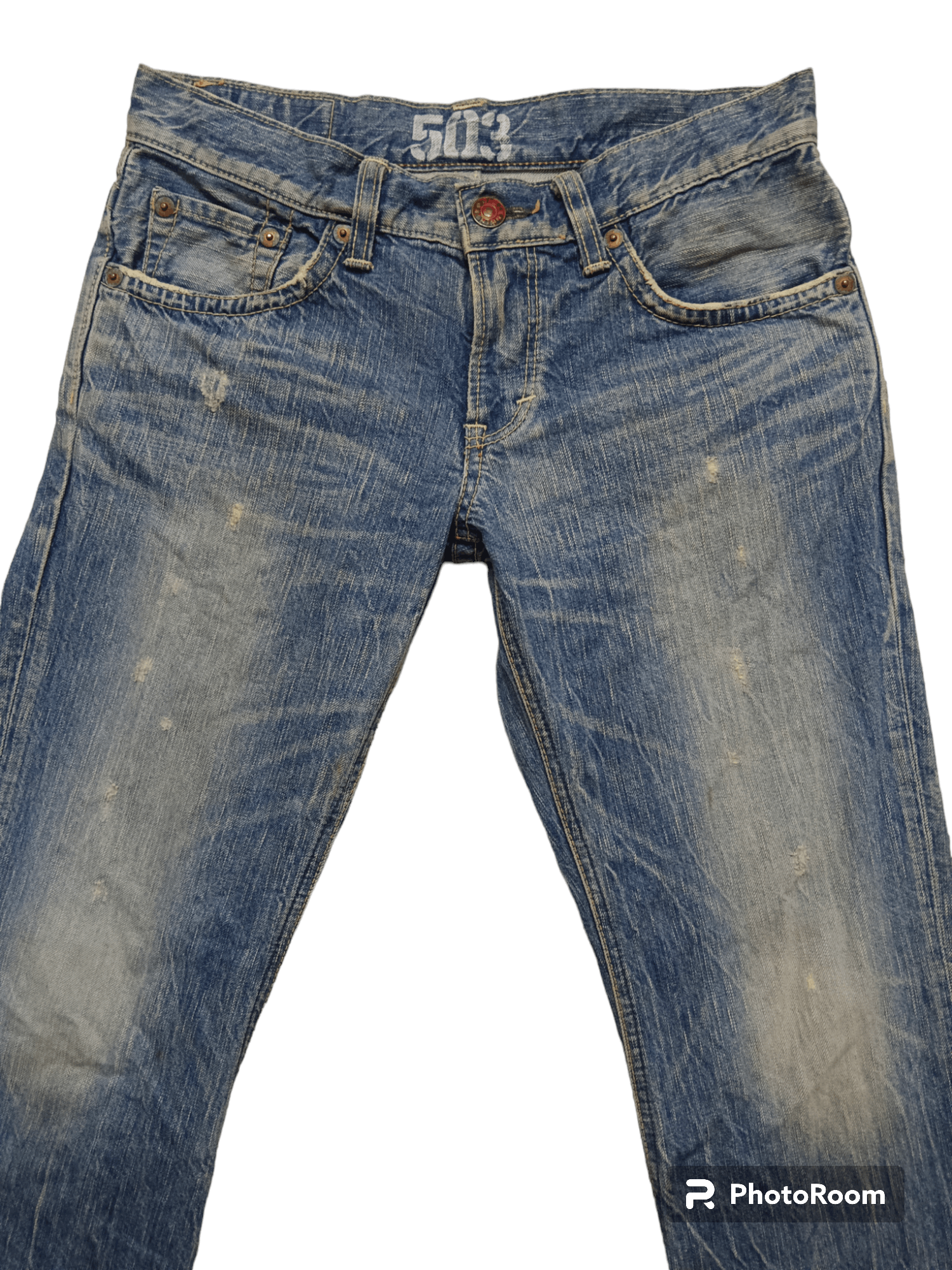 Edwin Hot🔥🔥Edwin 503 Blue Trip Low Rise Flare Jeans Size US 30 / EU 46 - 2 Thumbnail