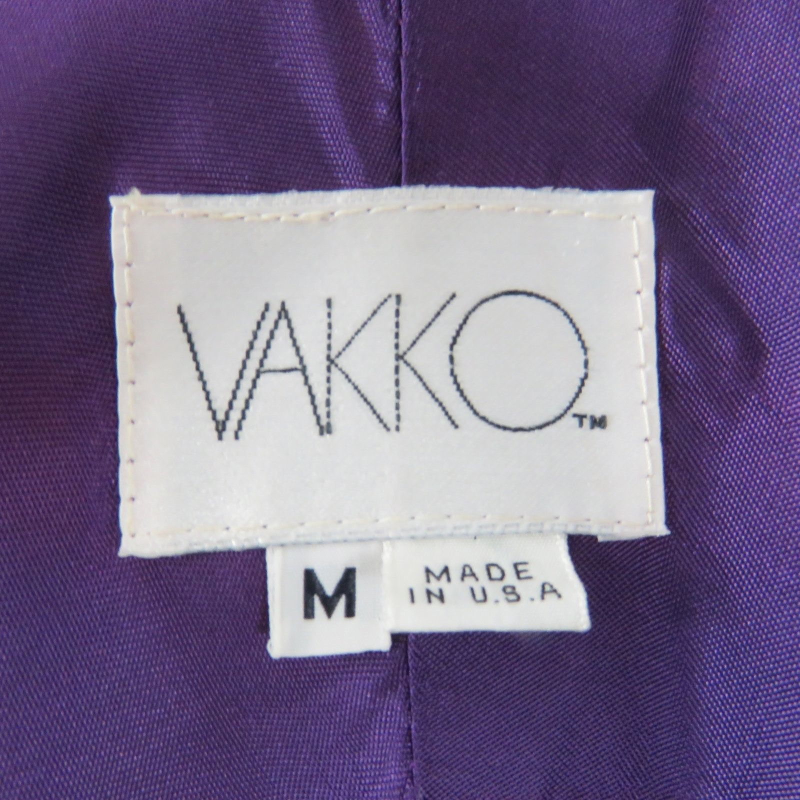 Vintage 90s Vintage Purple Leather Jacket Medium Retro Genuine Size M / US 6-8 / IT 42-44 - 5 Thumbnail