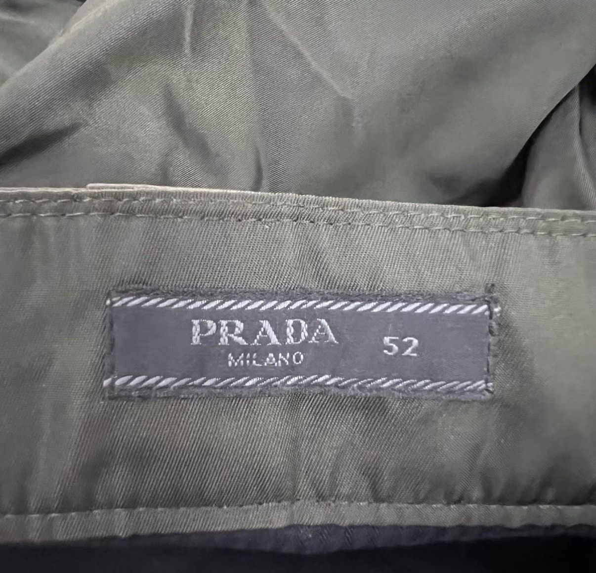 Prada Prada Dark Green Triangle Logo Nylon Shorts J41 Size US 36 / EU 52 - 4 Thumbnail
