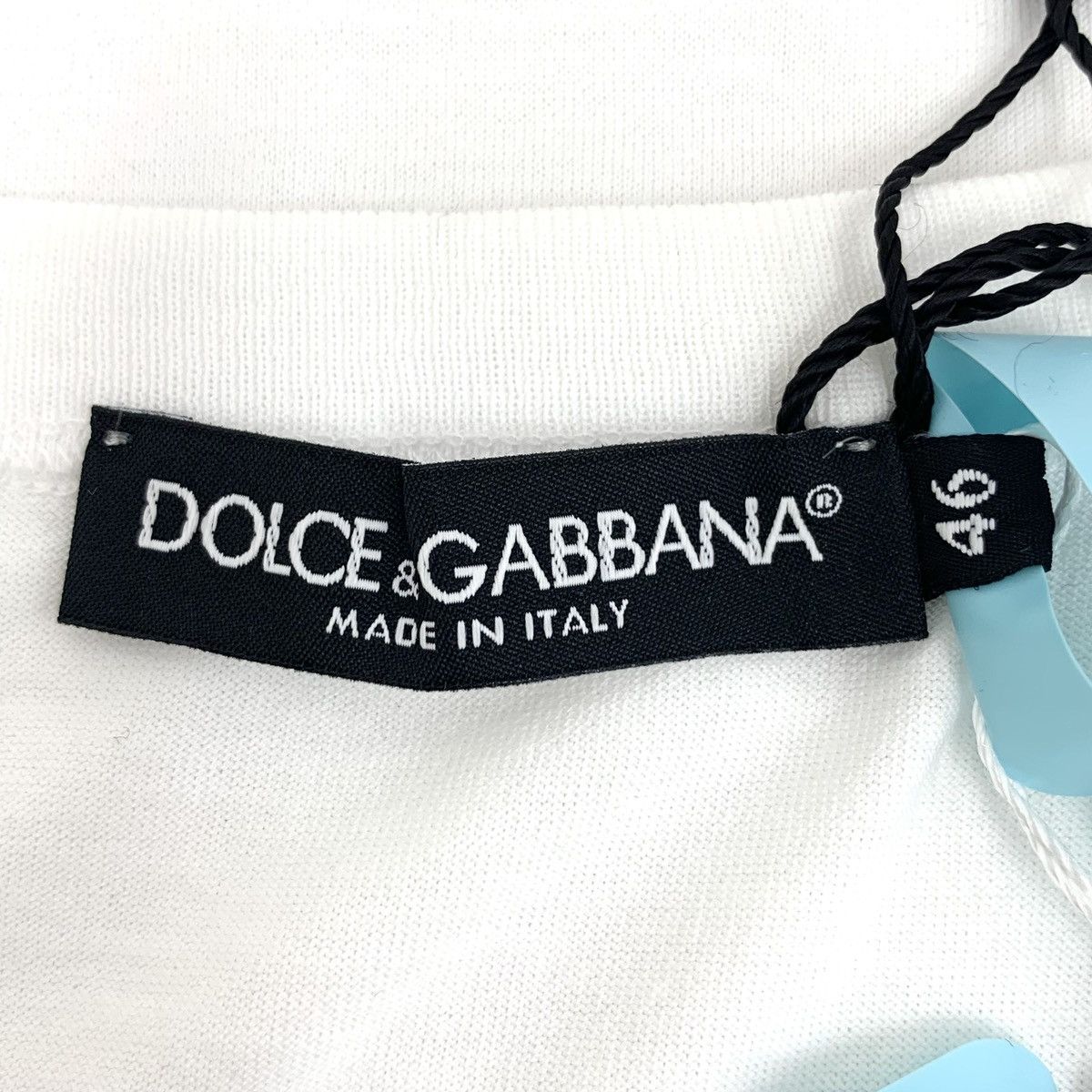 Dolce & Gabbana Dolce & Gabbana White Logo Print Crew Neck T-shirt K26WX Size US S / EU 44-46 / 1 - 5 Thumbnail