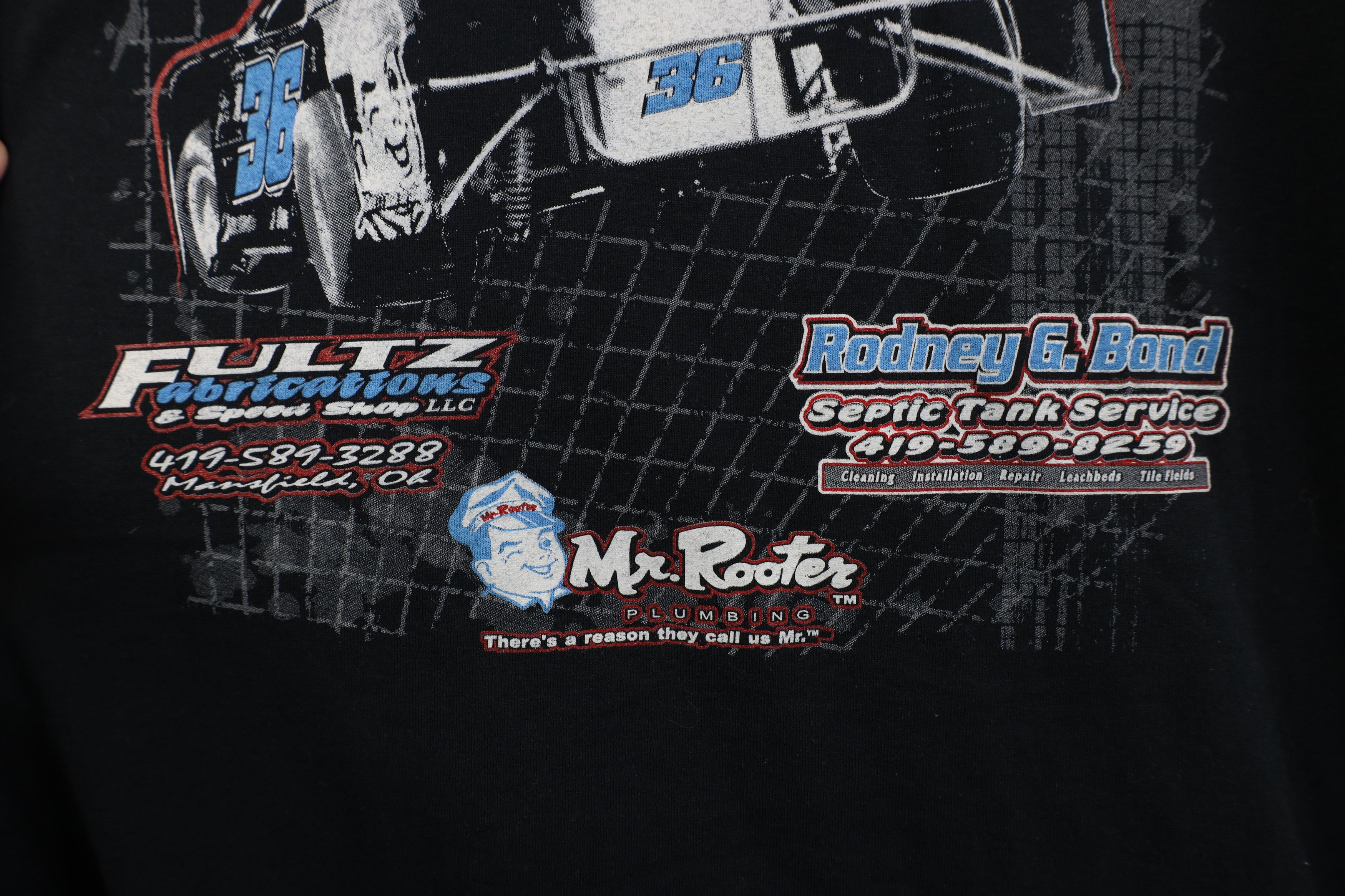 Vintage Vintage Y2K Matt Irey Car Racing Short Sleeve T-Shirt Black Size US XL / EU 56 / 4 - 9 Thumbnail