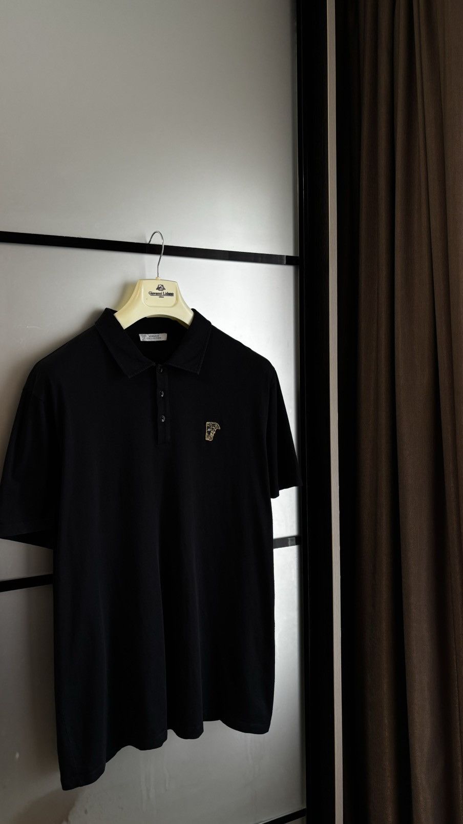 Designer × Versace Y2K style polo t-shirt by Versace Collection Size US XL / EU 56 / 4 - 1 Thumbnail