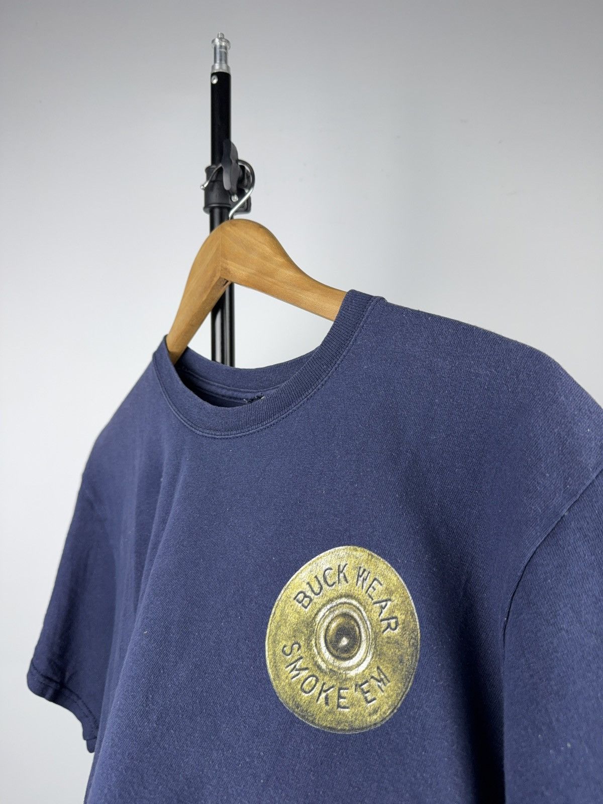 Vintage 00s Vintage Buck Wear “Smoke ’Em” Hunting Graphic T-Shirt Size US M / EU 48-50 / 2 - 8 Thumbnail