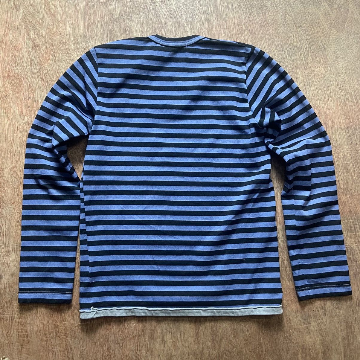 Comme des Garcons Comme Des Garcons Stripe Long Sleeve TShirt Size US XS / EU 42 / 0 - 2 Thumbnail