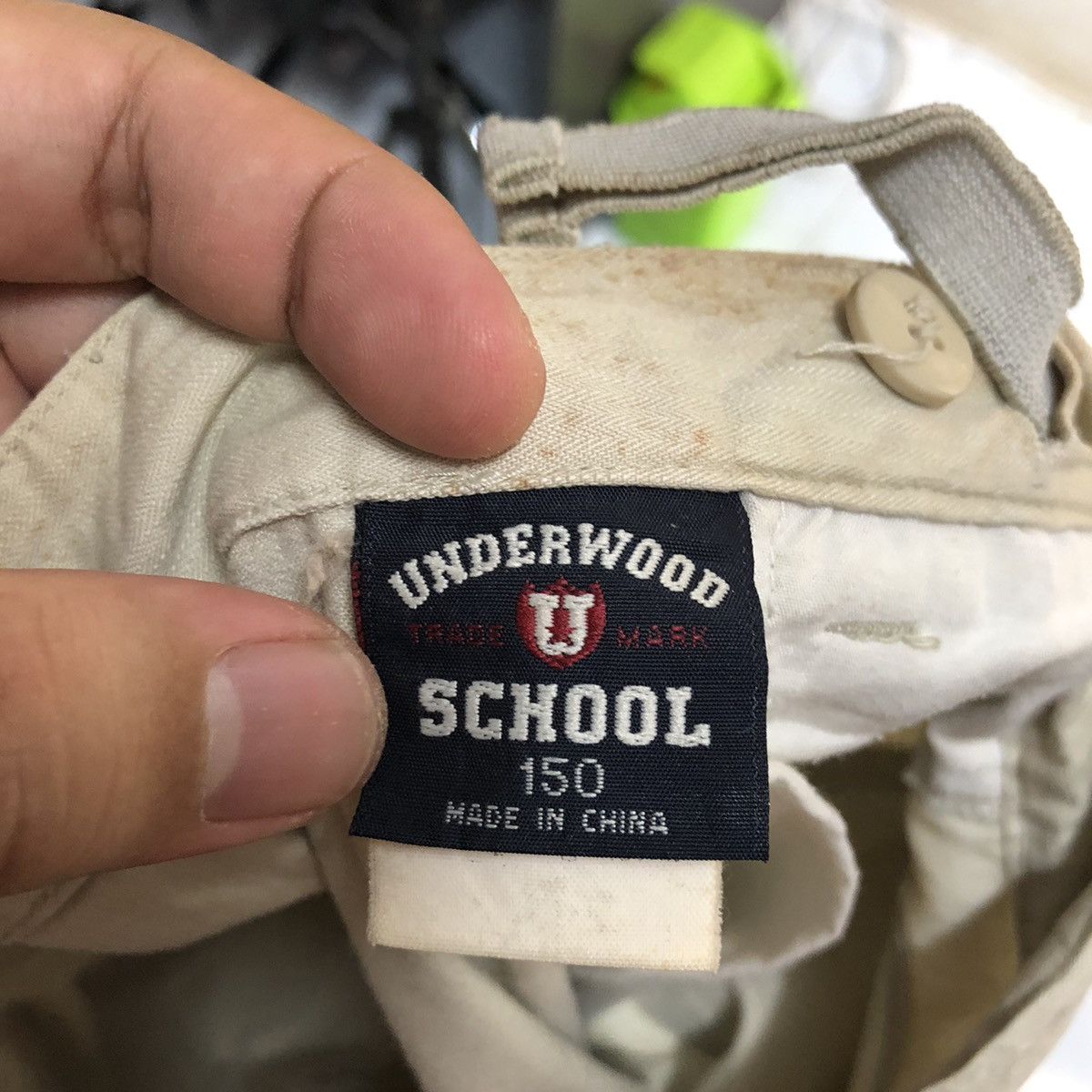 Japanese Brand × Vintage Underwood School White Casual Pants #A2383 Size 27" / US 4 / IT 40 - 22 Thumbnail