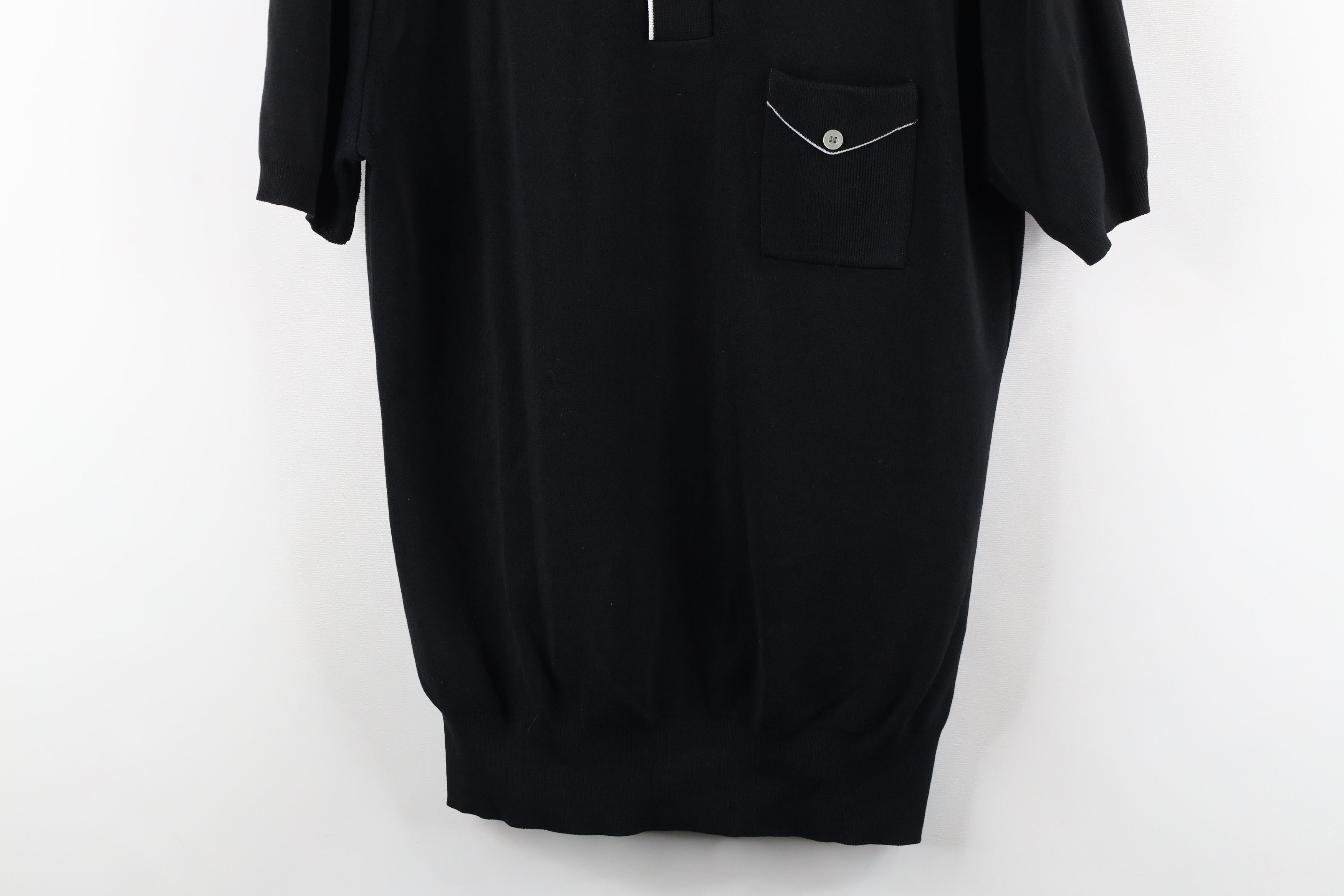 Vintage Vintage 60s 70s Streetwear Pullover Polo Shirt Black USA Size US M / EU 48-50 / 2 - 3 Thumbnail