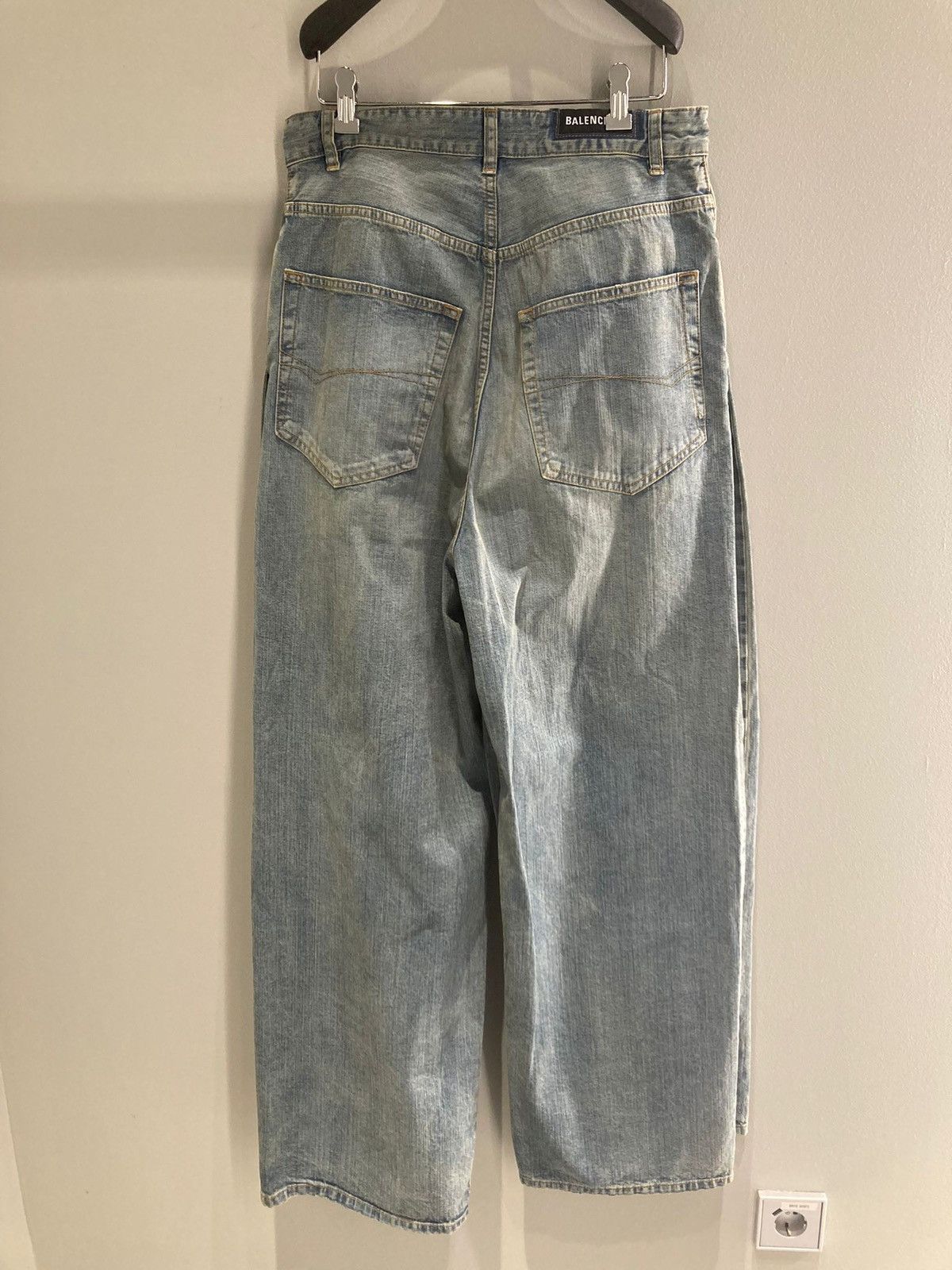 Balenciaga Double Front Pants in Light Blue Size US 32 / EU 48 - 2 Thumbnail