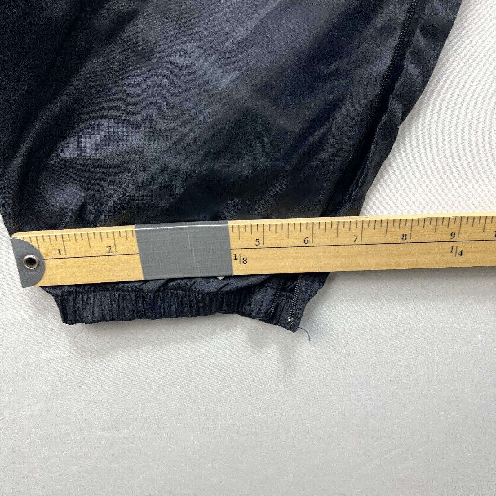 Nike × Vintage Vintage 90s Nike Windbreaker Pants Black Swoosh XL Swishy Size US 42 / EU 58 - 10 Thumbnail