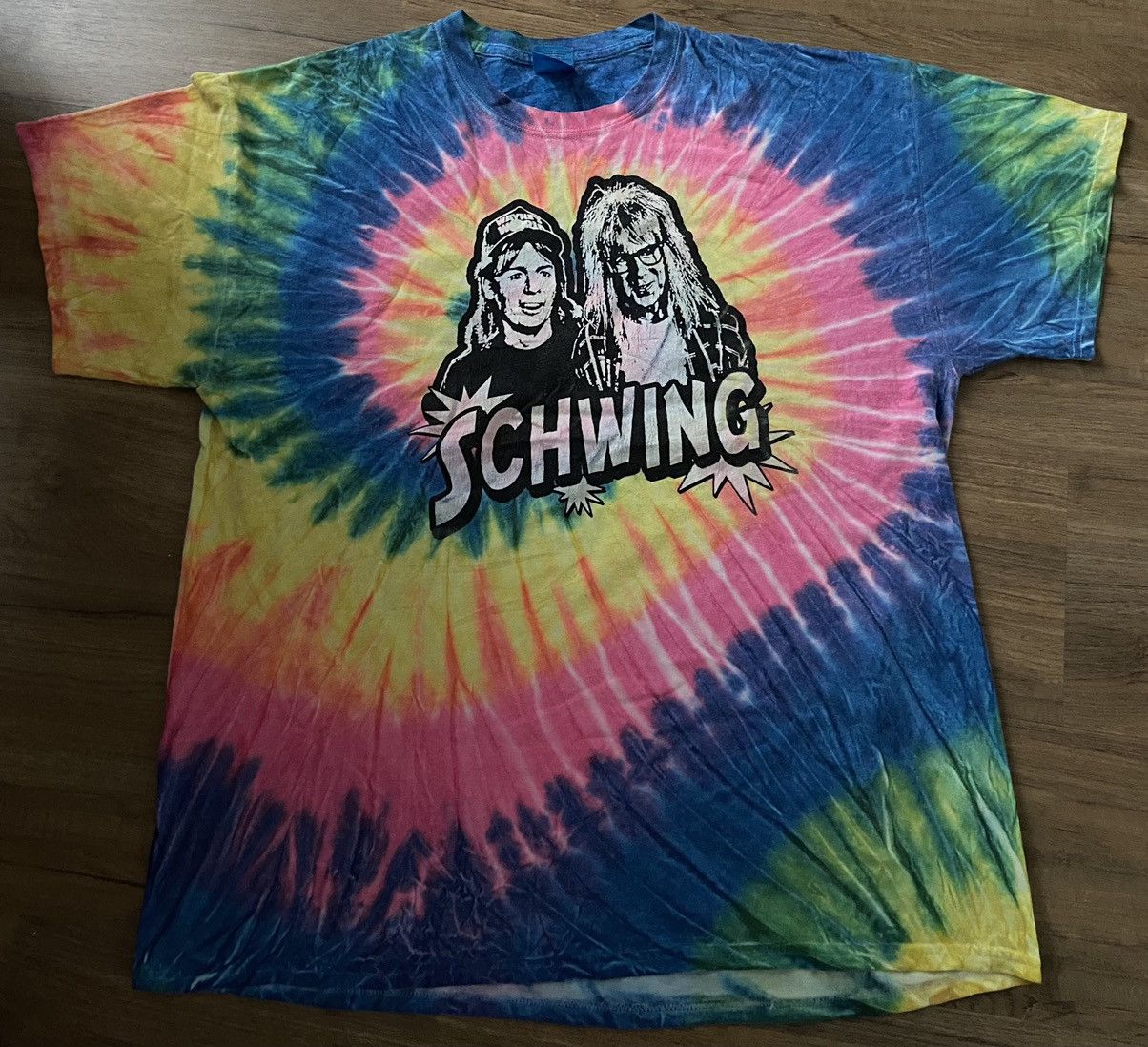 Vintage Vintage Wayne's World Tee Size US XL / EU 56 / 4 - 1 Thumbnail