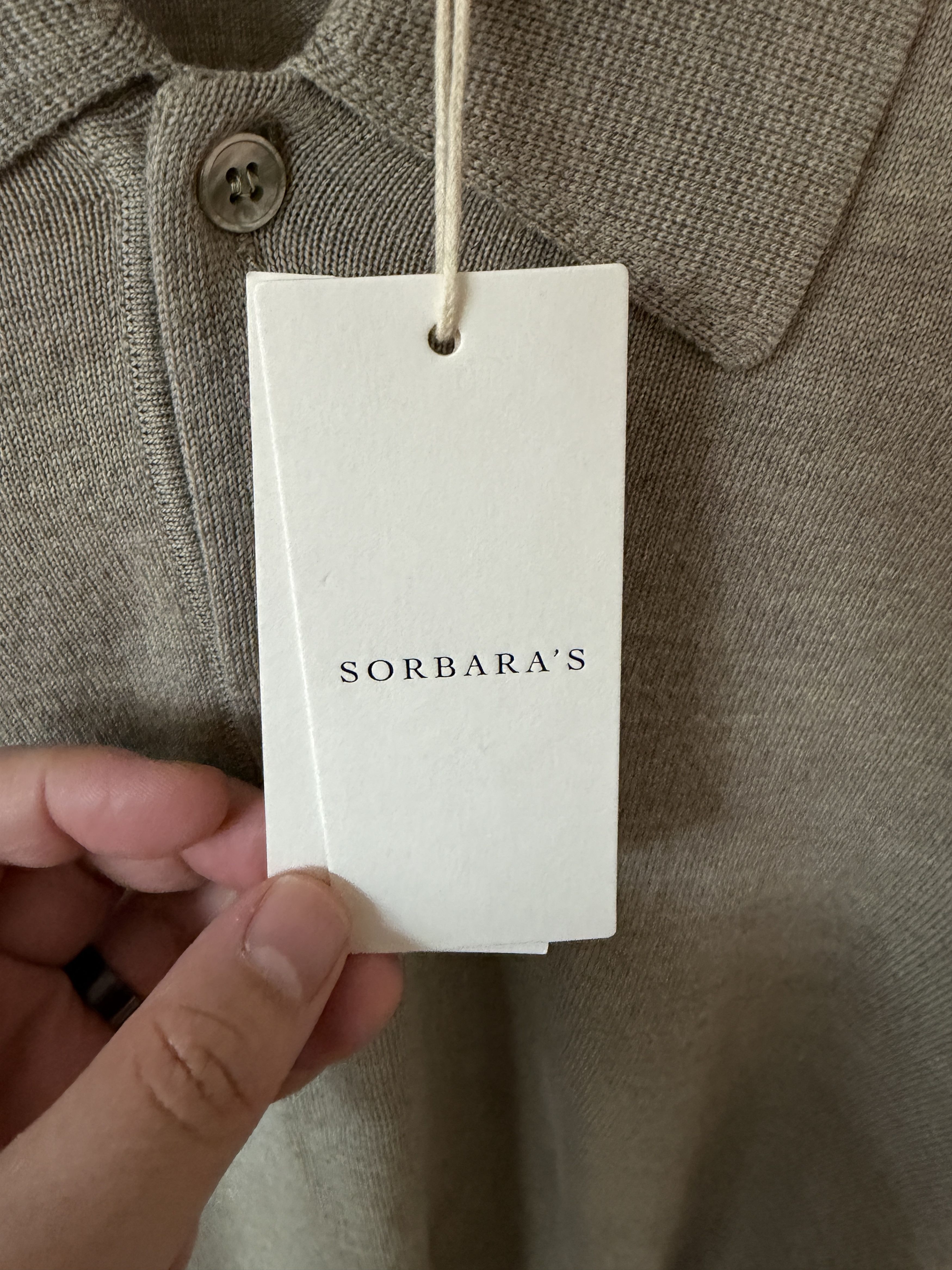 Throwing Fits Barneys New York Long Sleeve Wool Polo Sweater Sorbara's Size US L / EU 52-54 / 3 - 4 Thumbnail
