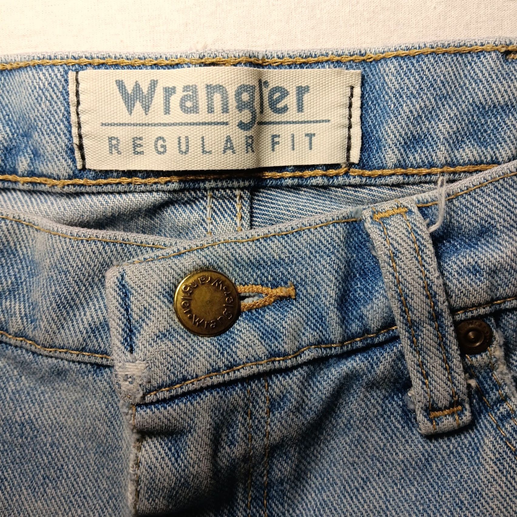 Wrangler VINTAGE Recycled Wrangler Women Jean Shorts 34 Distressed Patchwork Upcycled Boho Casual Fall Spring Summer Size 24" / US 00 / IT 34 - 5 Thumbnail