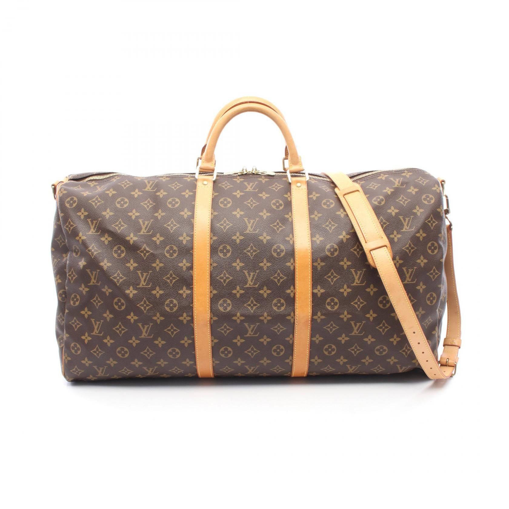 Louis Vuitton Louis Vuitton Louis Vuitton Keepall Bandouliere Monogram Boston Bag Textile Travel Bag M41412 DUTY FREE for USA Size ONE SIZE - 1 Thumbnail