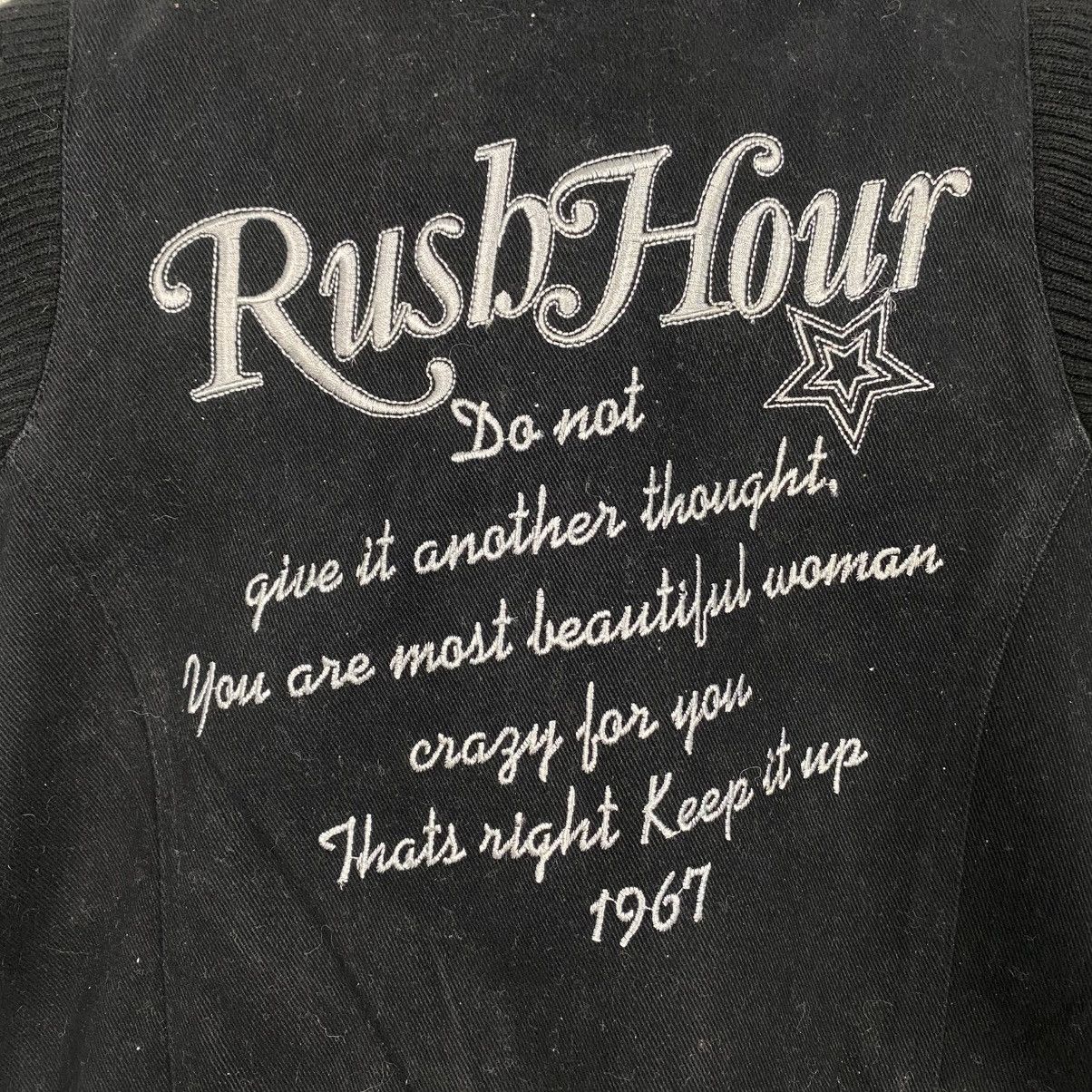 Japanese Brand 📌Vintage Wool Bomber Jacket Rush Hour Punk Design Size US M / EU 48-50 / 2 - 20 Thumbnail