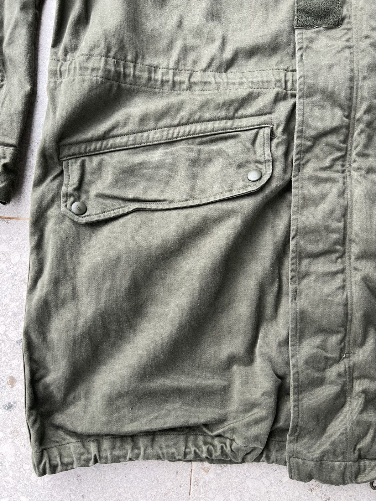 Vintage Vintage 70s French Army Green Military Parka Jacket Size US XXL / EU 58 / 5 - 5 Thumbnail