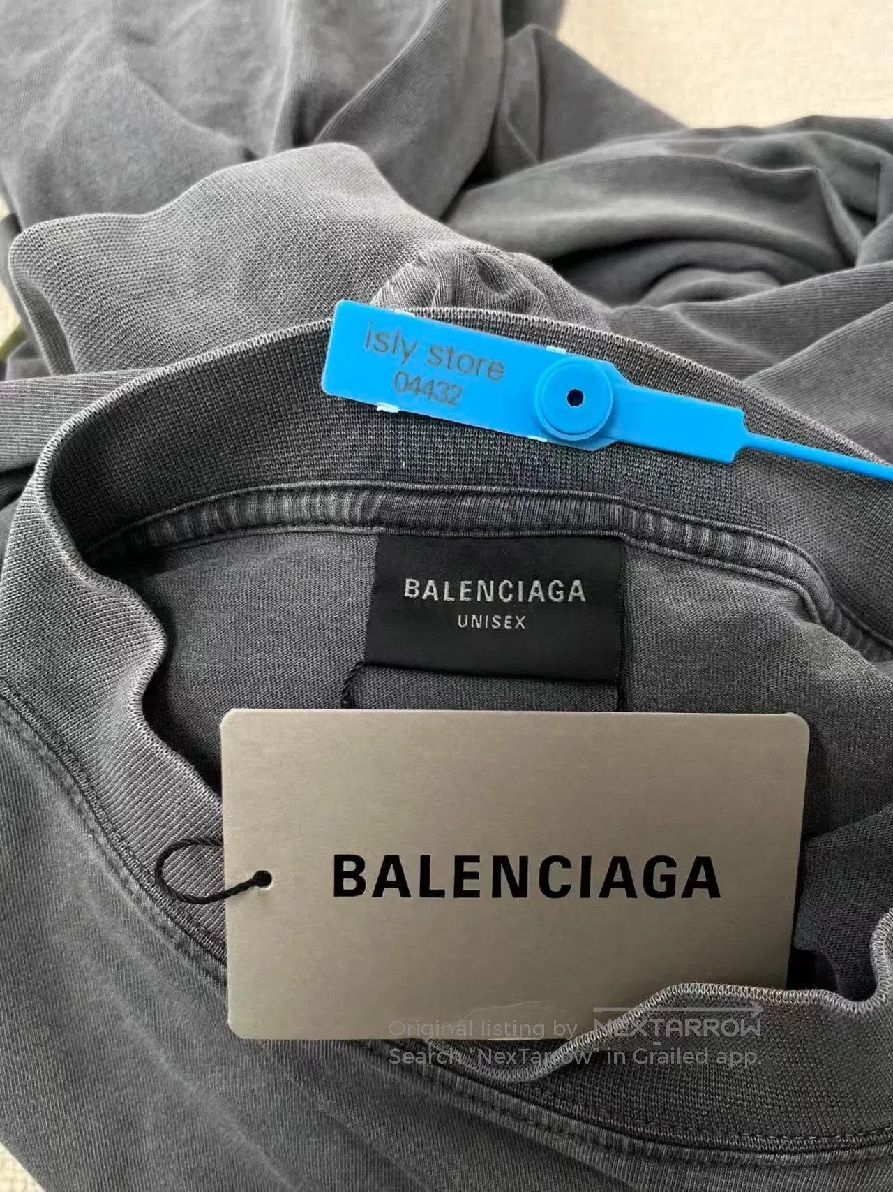 Balenciaga Balenciaga Men's Letter Print Crew Neck T-Shirt. Size US XL / EU 56 / 4 - 5 Thumbnail