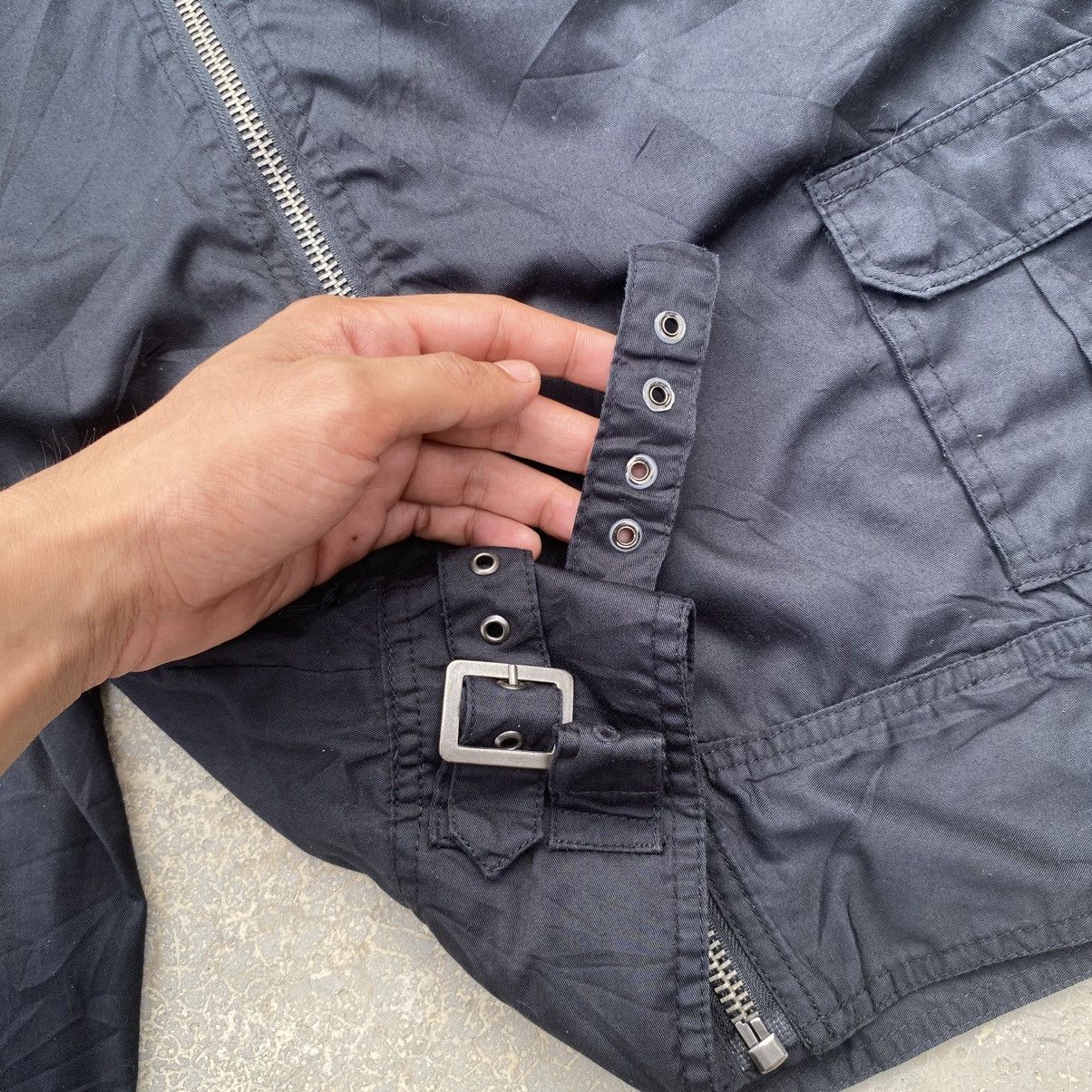 Japanese Brand aimee francaise double collar bike jacket Size US M / EU 48-50 / 2 - 8 Thumbnail