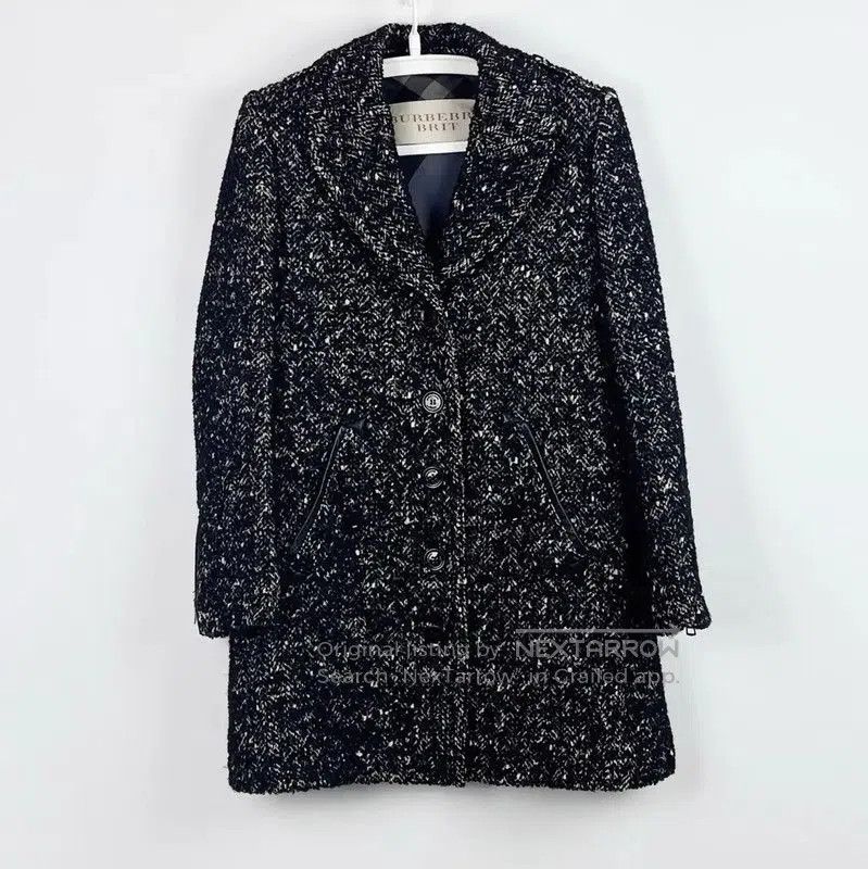 Burberry Burberry Black Cotton Coat for Women. Size XXS / US 00 / IT 34 - 1 Thumbnail